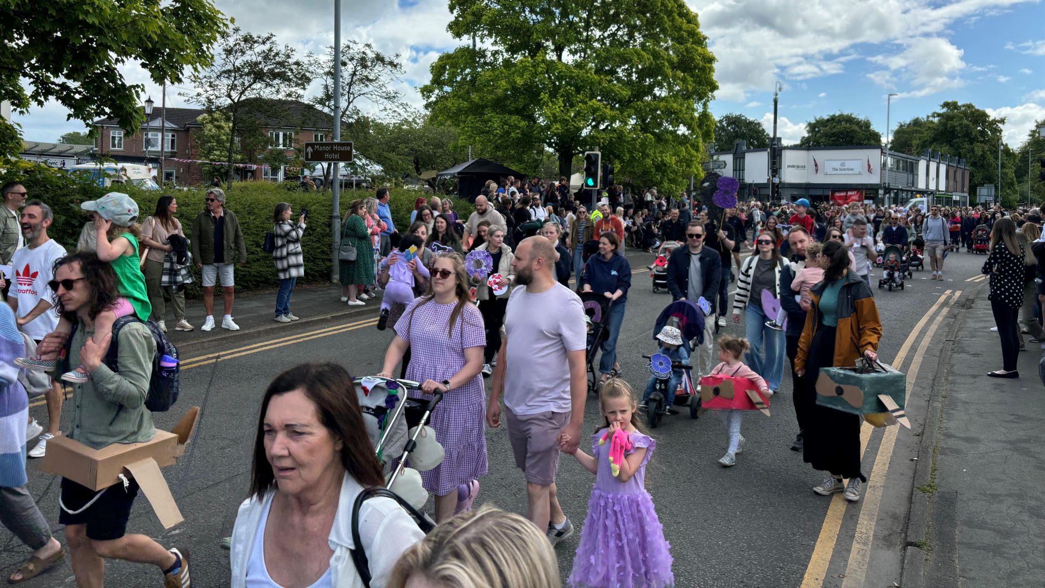 The Alsager Carnival parade