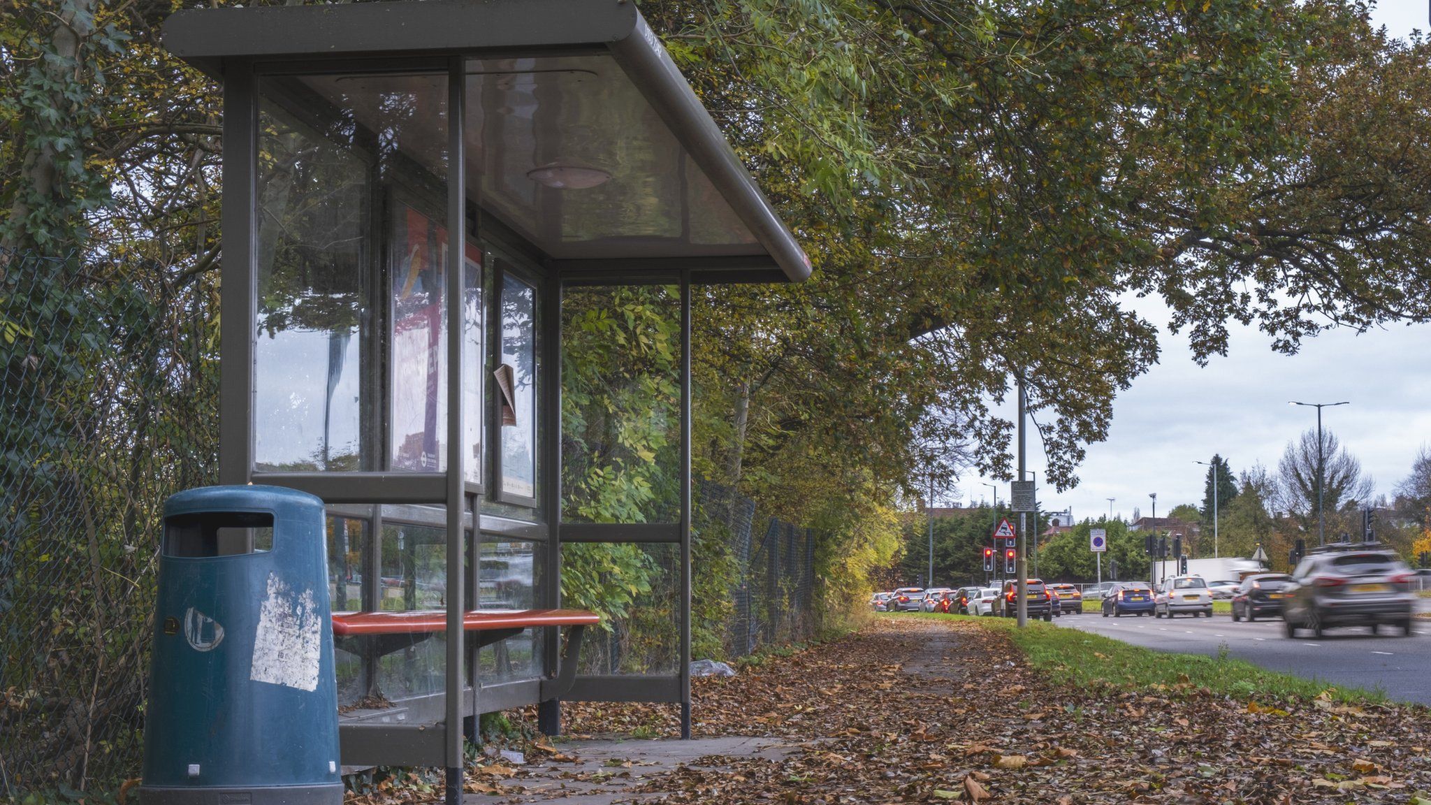 A generic image of a bus stop