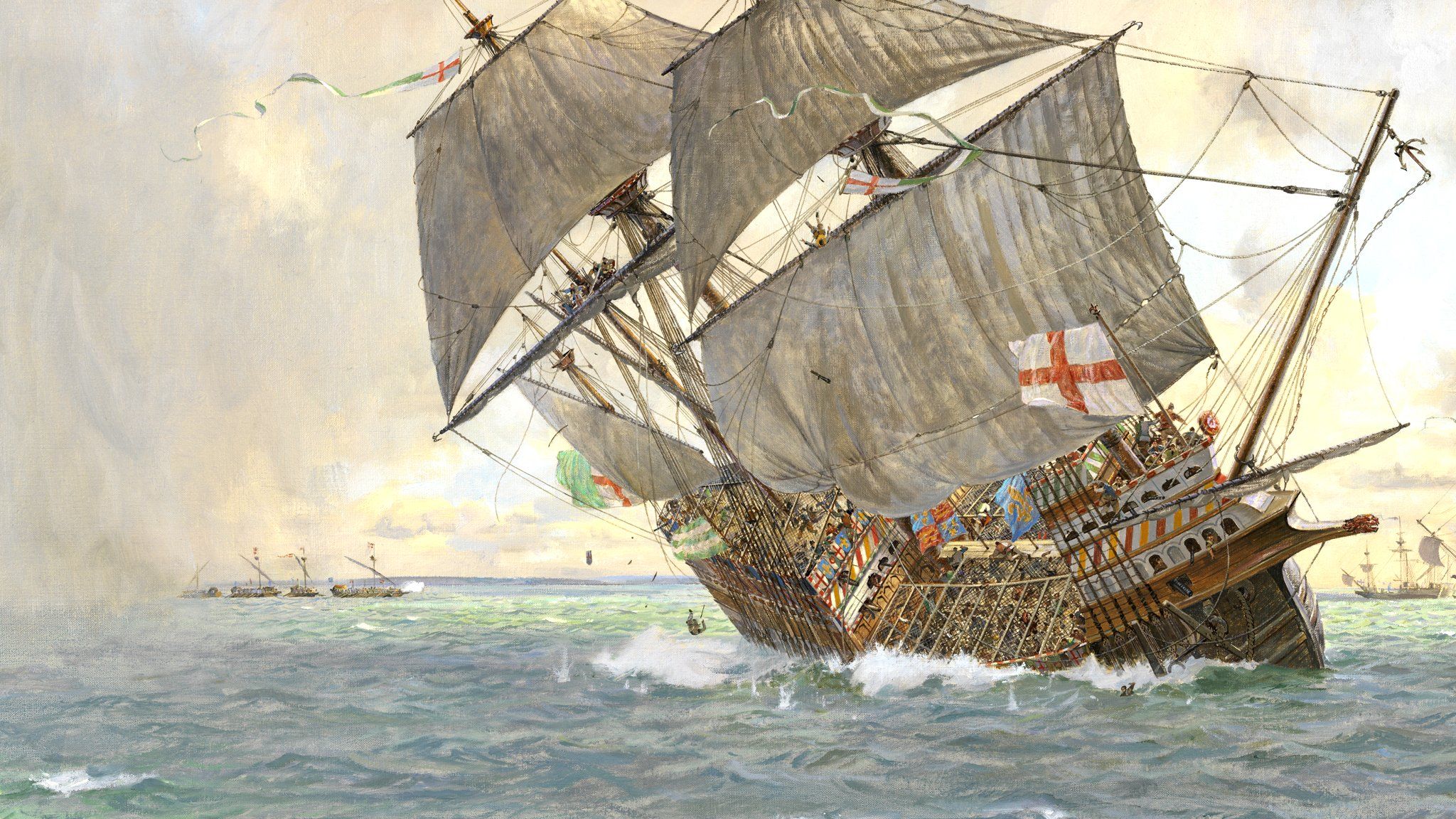 The Mary Rose painting
