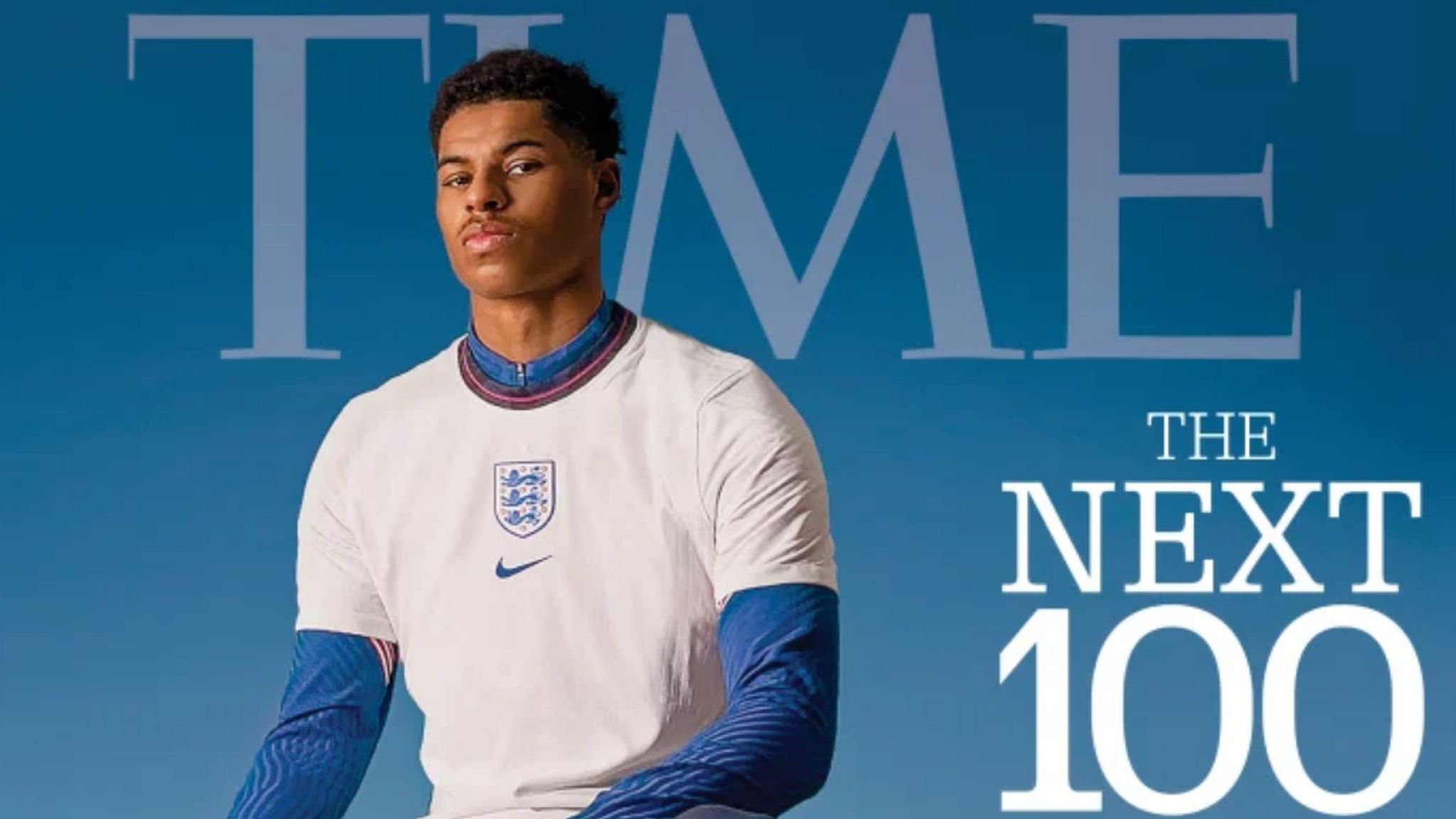 Marcus Rashford on the cover of TIME