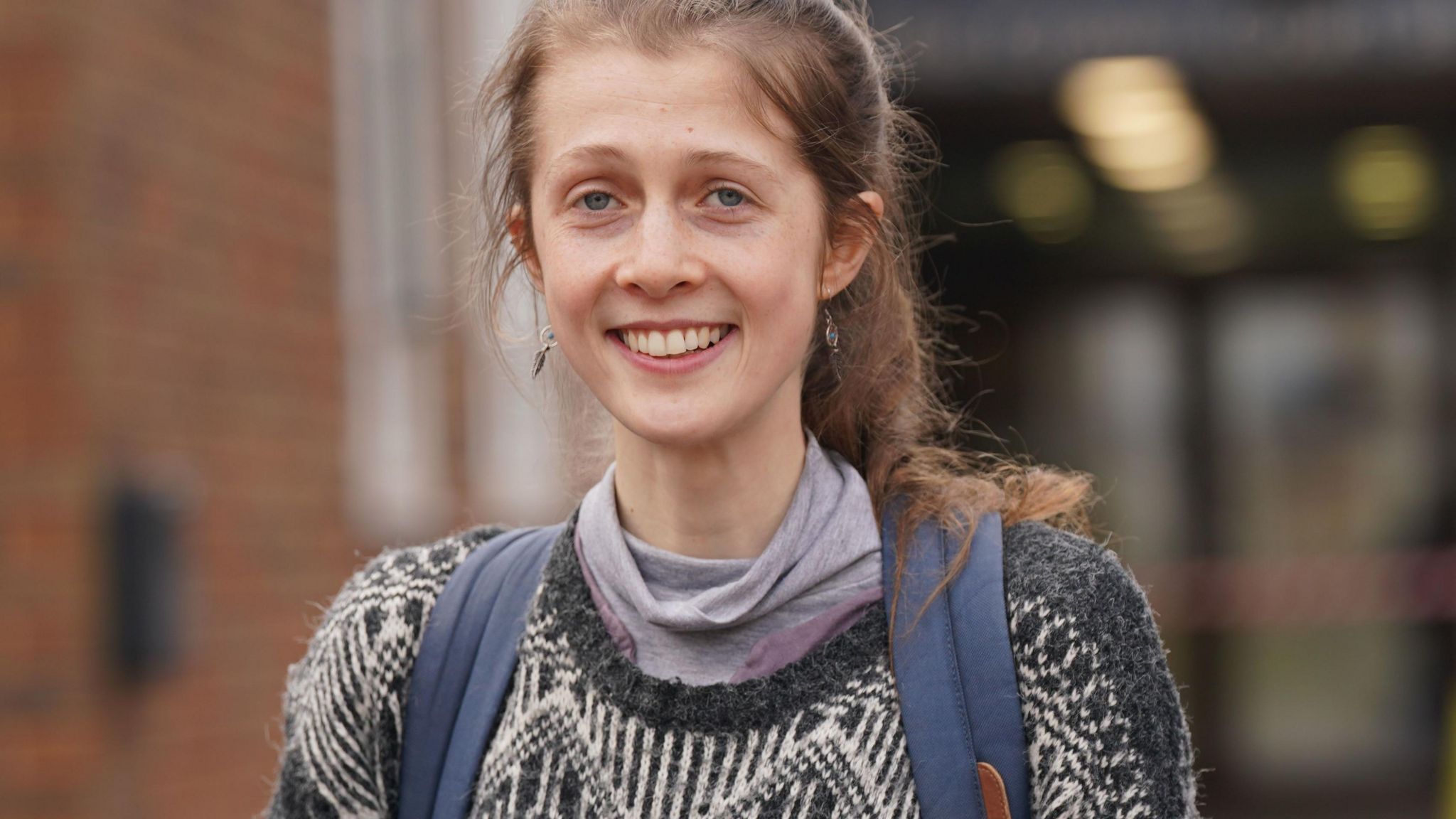 Cressida Gethin, a Just Stop Oil activist, is pictured smiling at the camera.