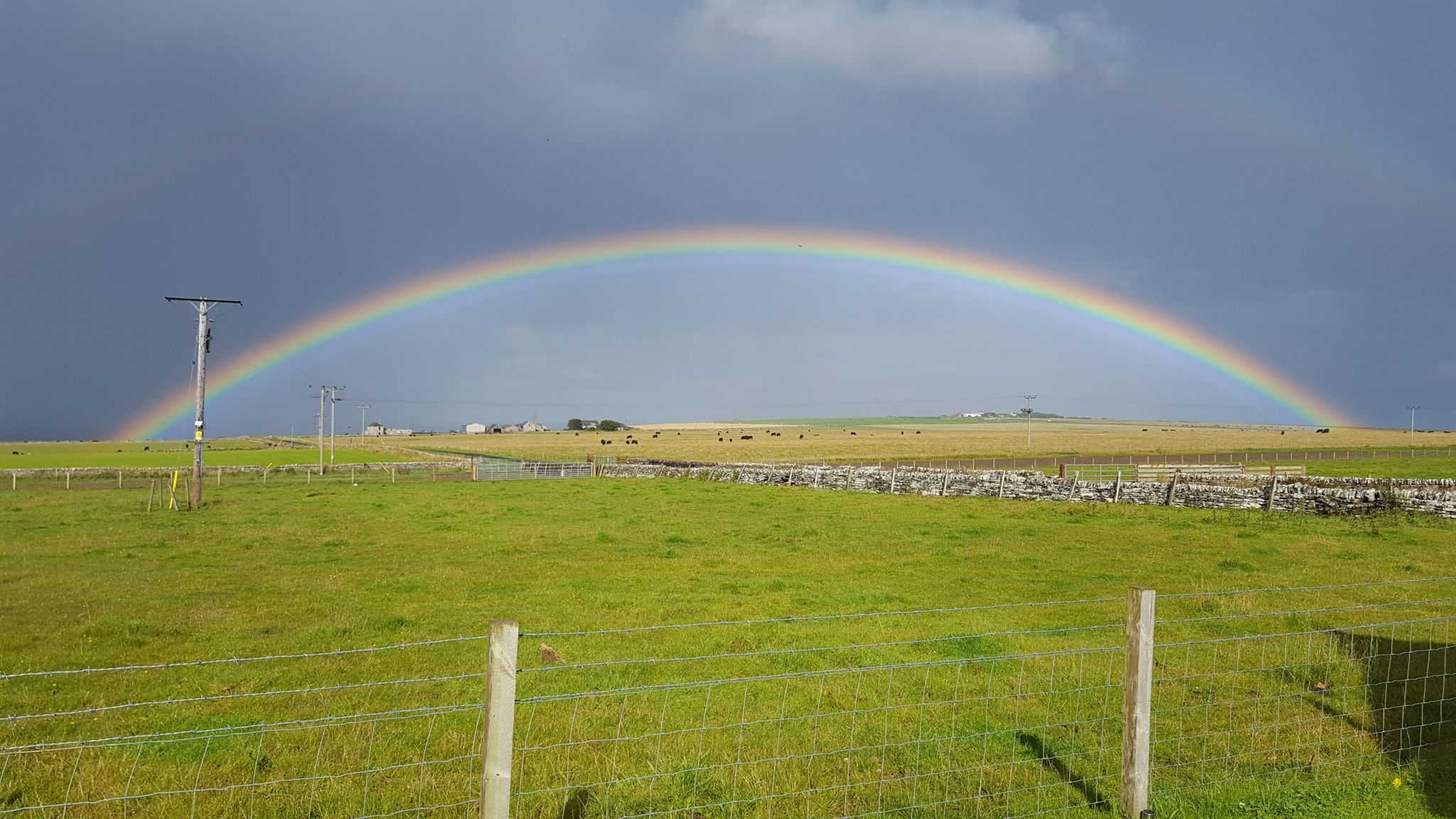 Rainbow at Ackergill, near Wick
