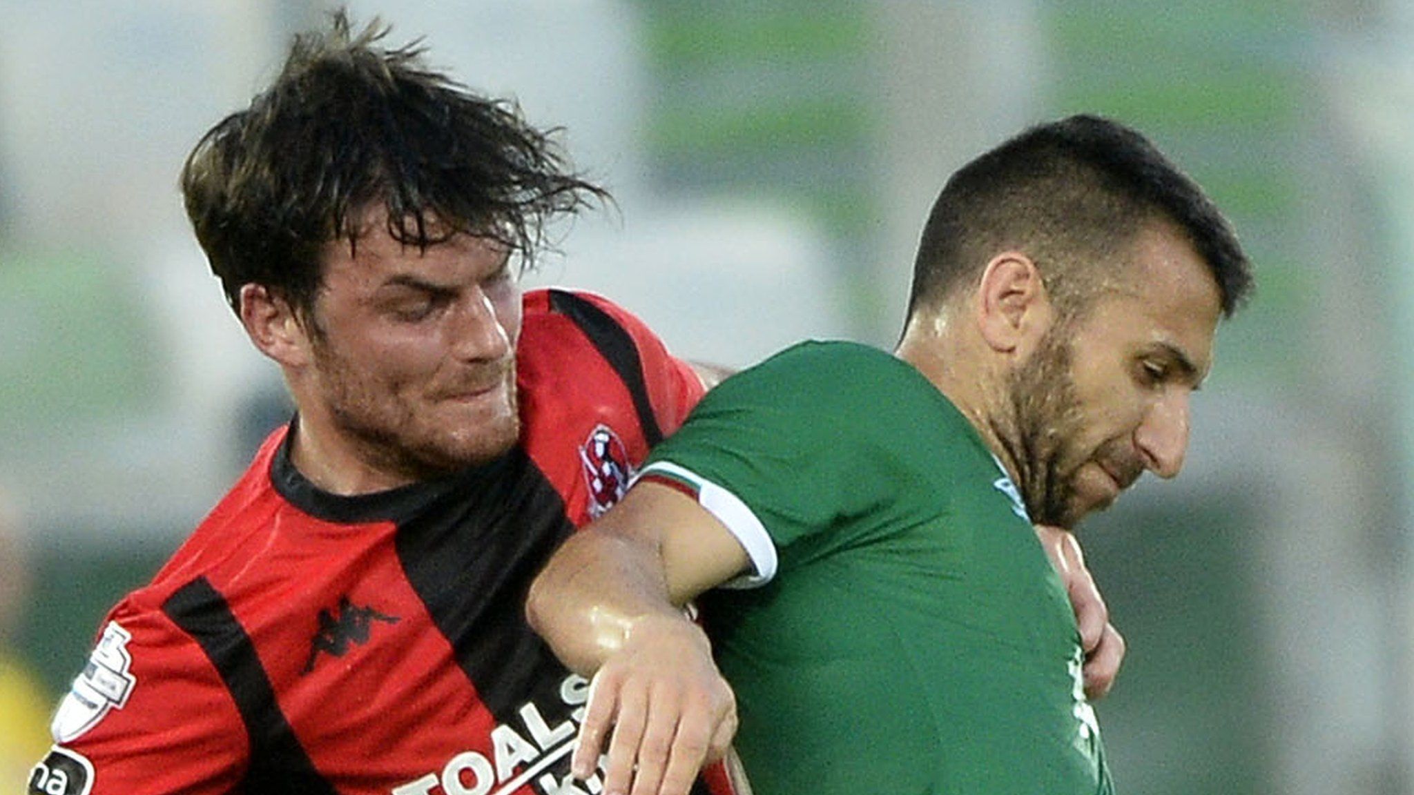 Champions League: Crusaders 0-2 Ludogorets Razgrad - BBC Sport