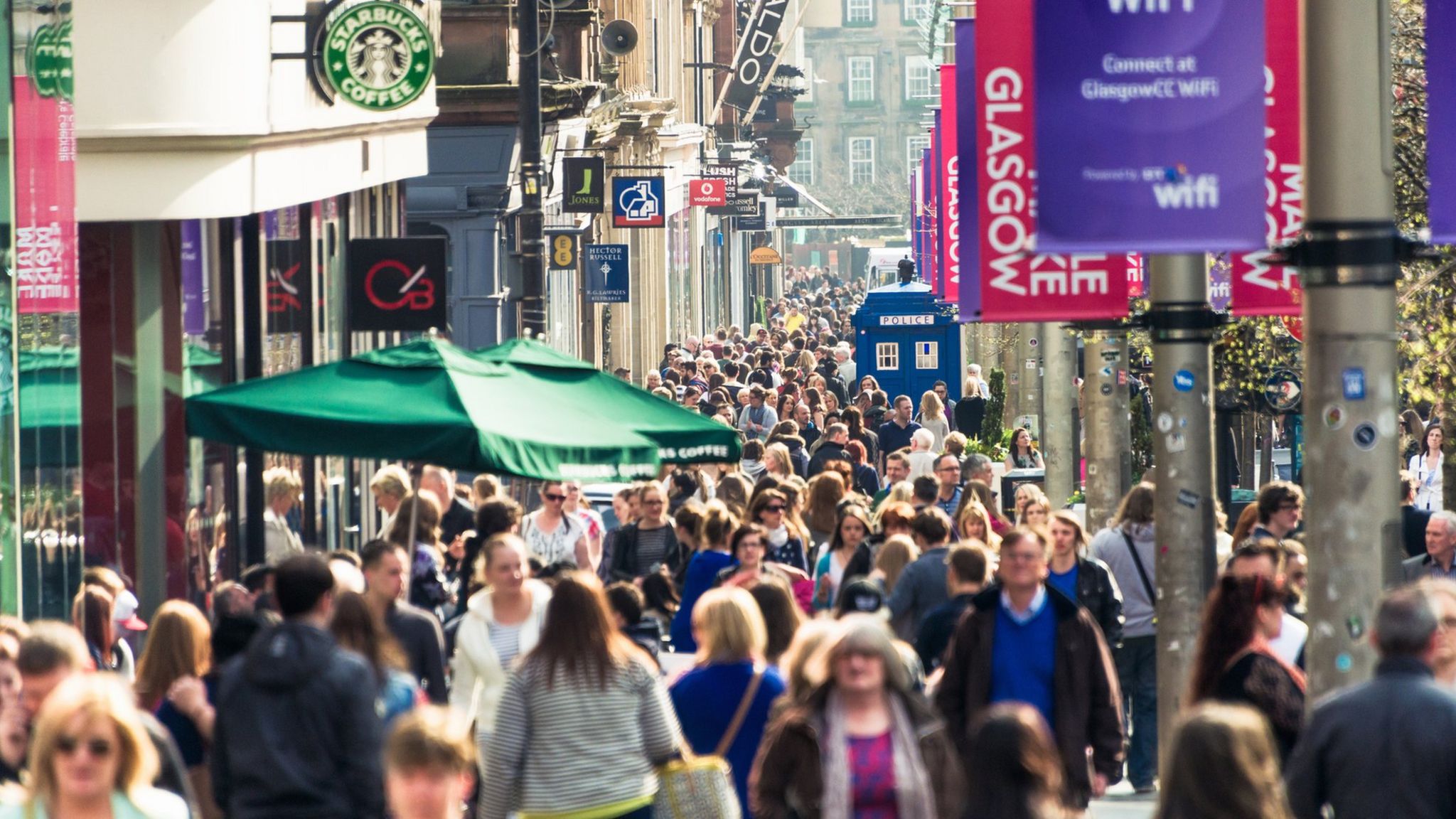 Buchanan Street in Glasgow