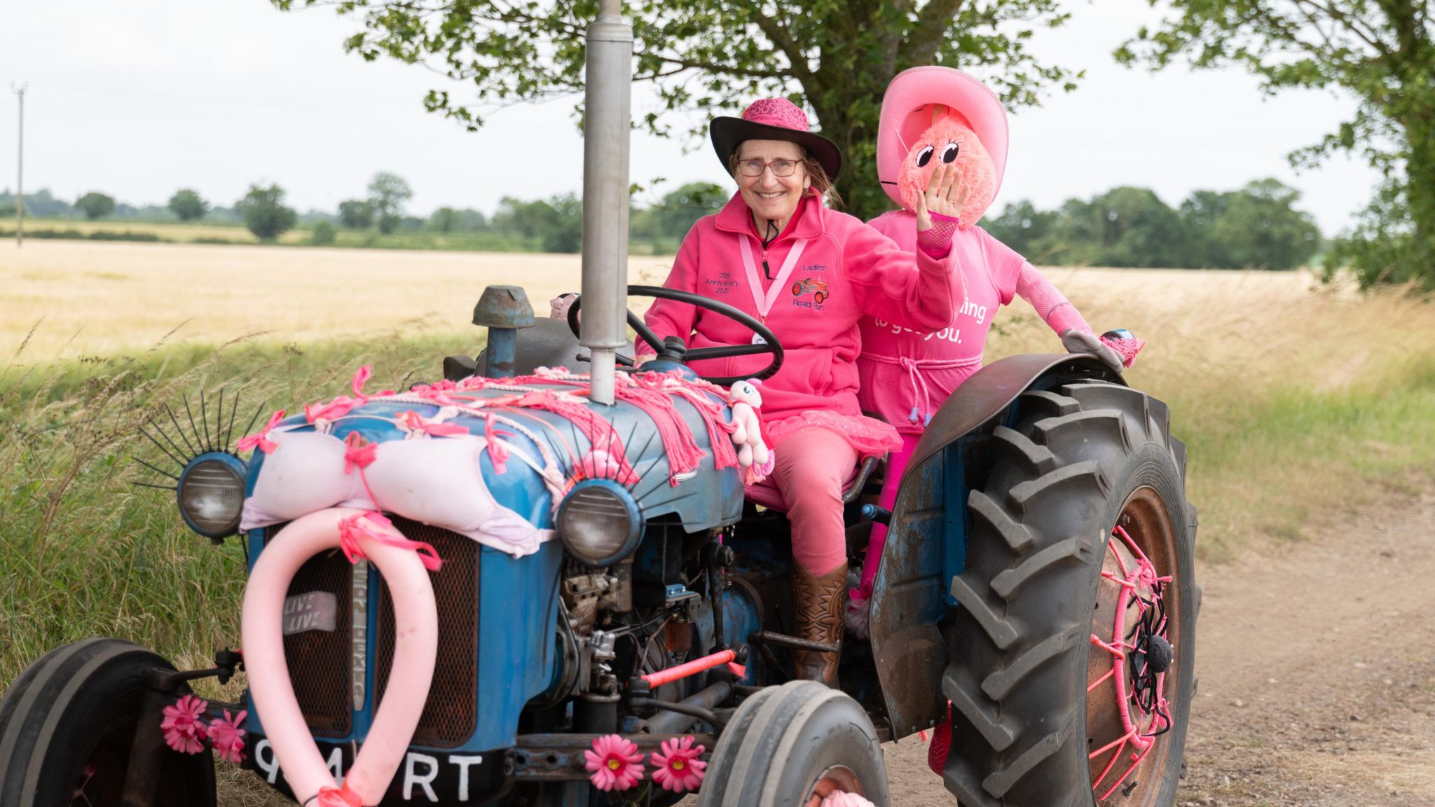 Pink Ladies Tractor Road Run