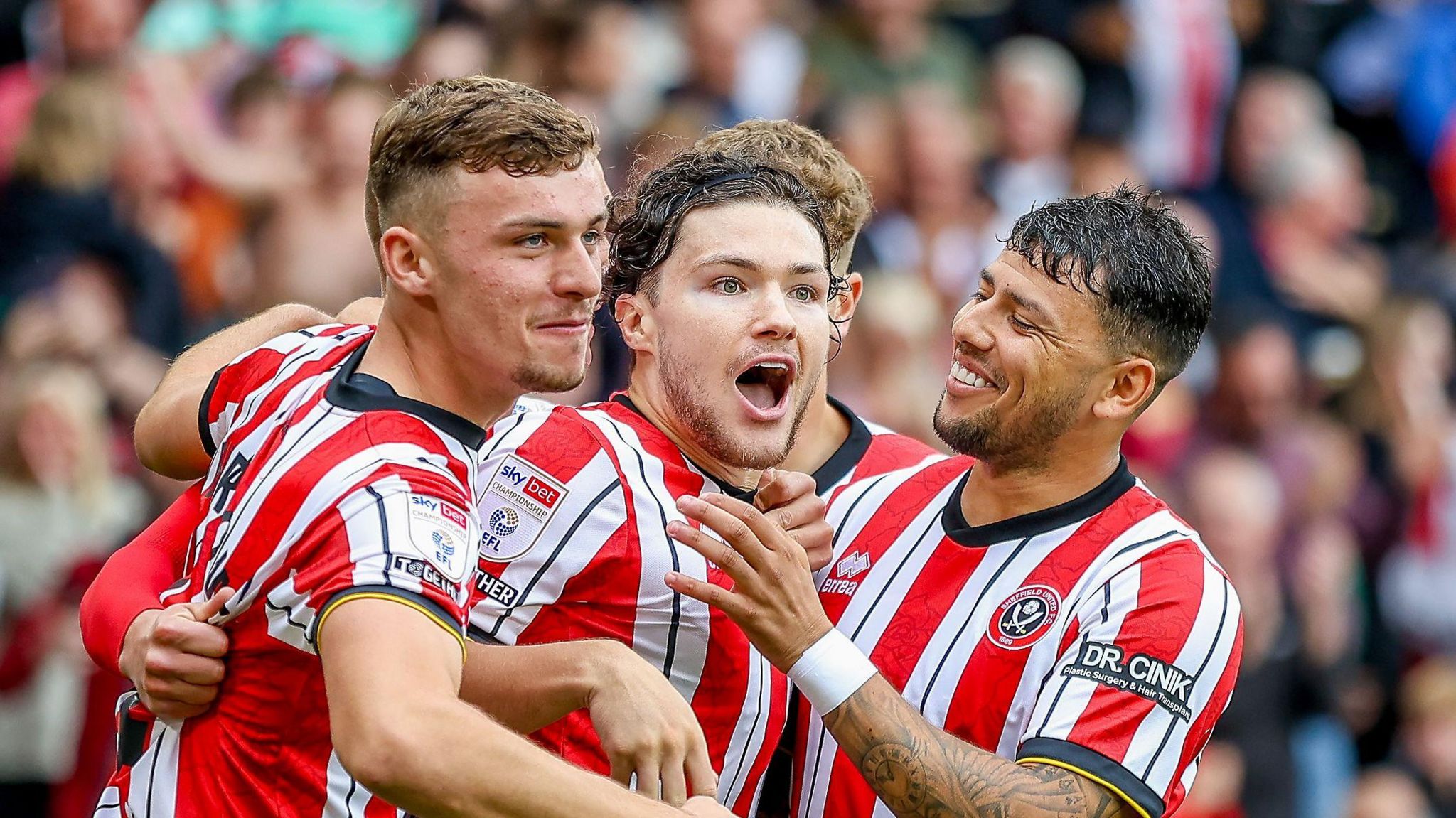 Callum O'Hare celebrates