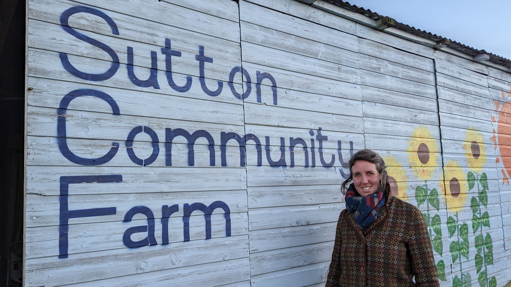 Sutton Community Farm mural 