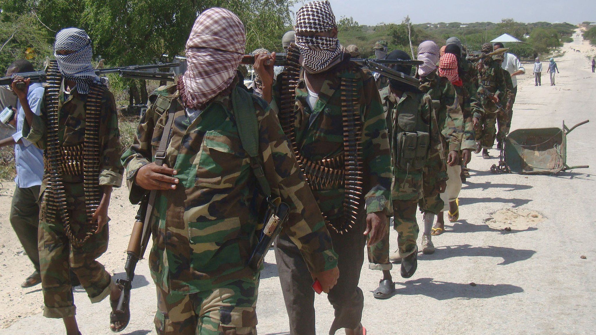 Al-Shabab militants in 2012 (archive photo)