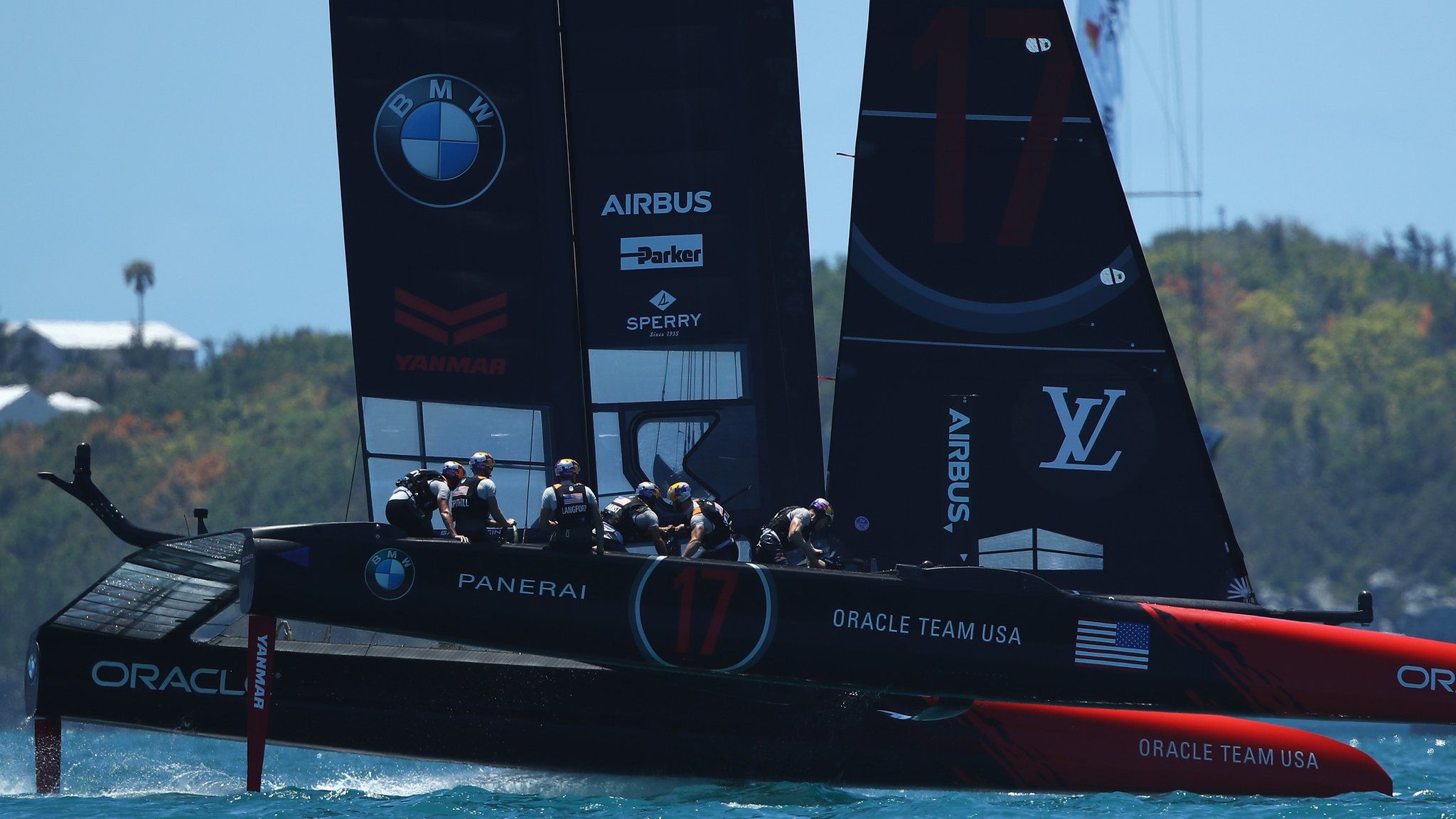 New Zealand compete at America's Cup