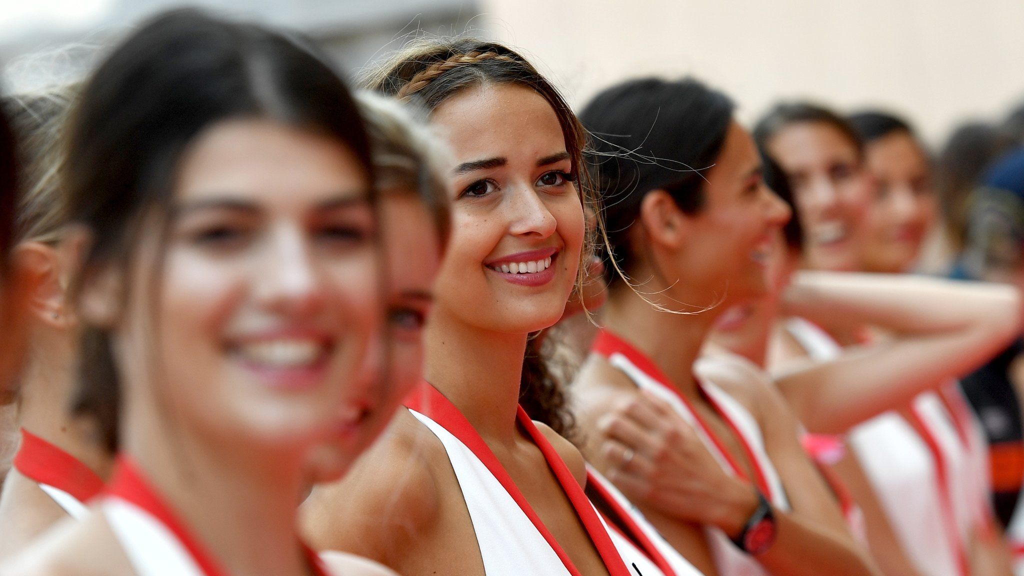 Grid girls at the Monaco GP