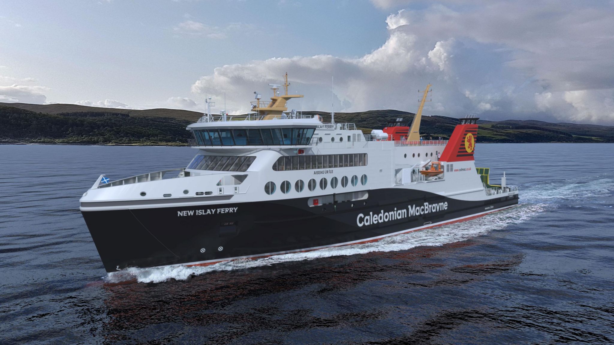 Artist impression of MV Loch Indaal