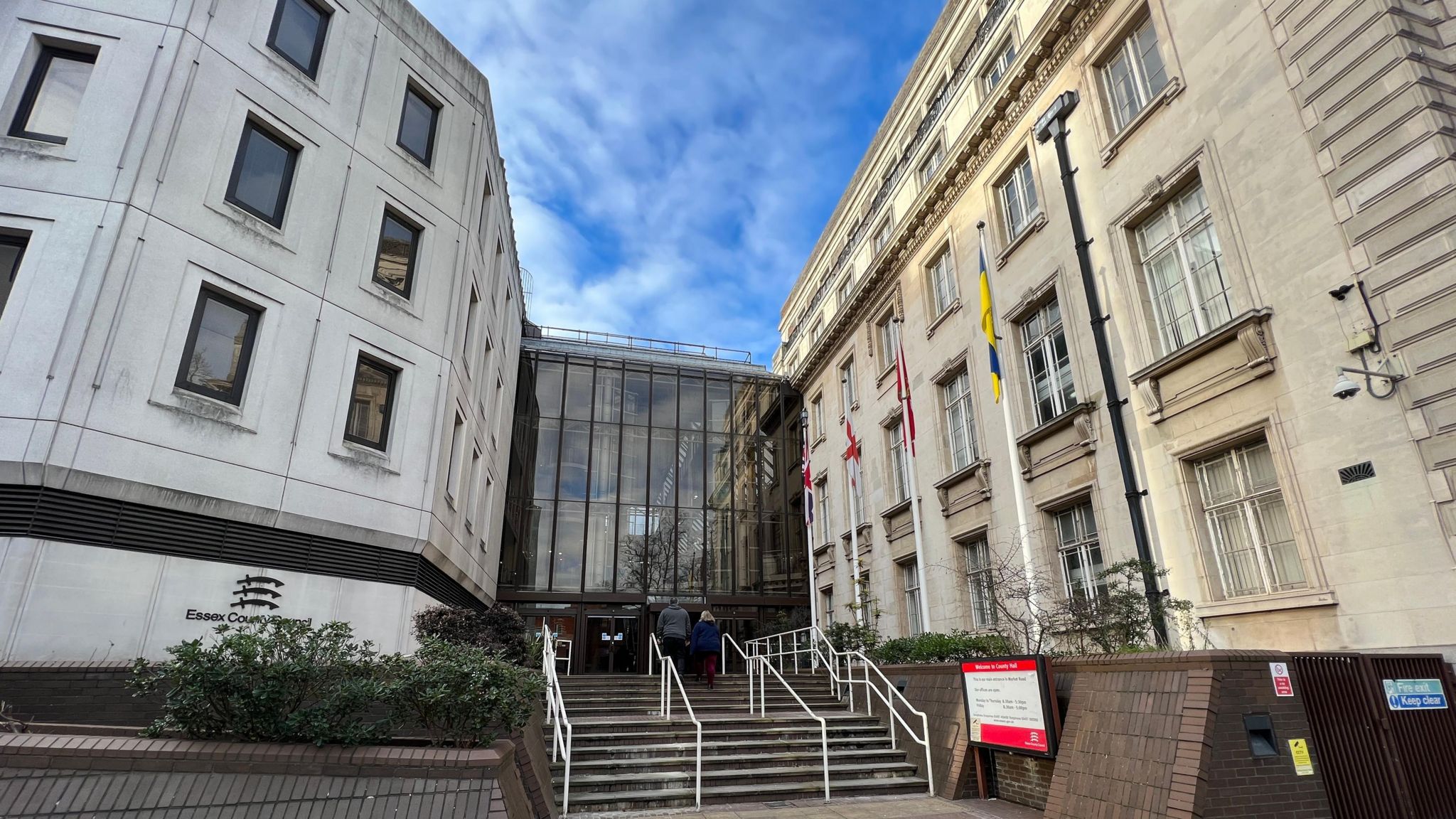 A general view of County Hall in Chelmsford