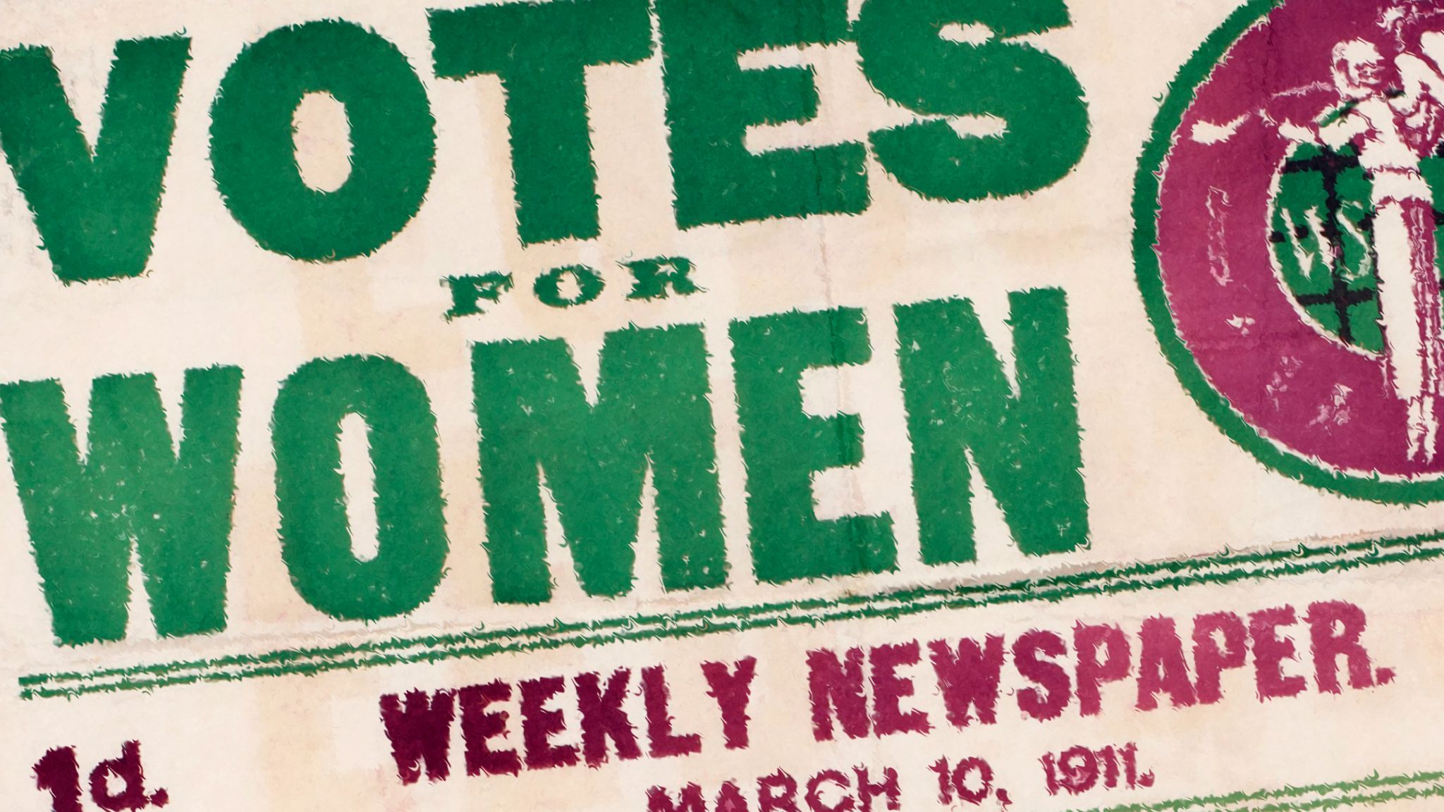 Votes for Women headline