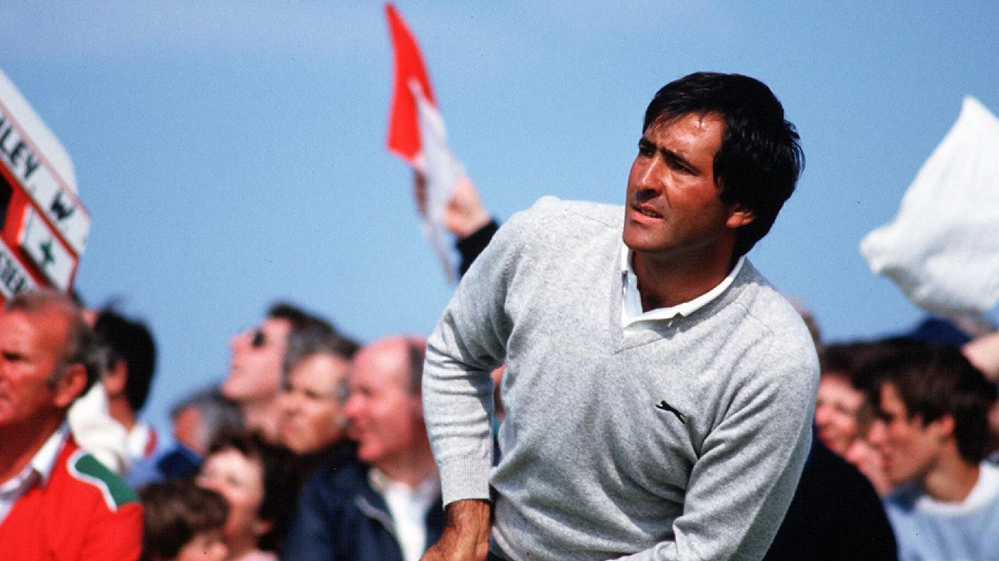 Seve Ballesteros in action during his final Irish Open triumph at Portmarnock in 1986