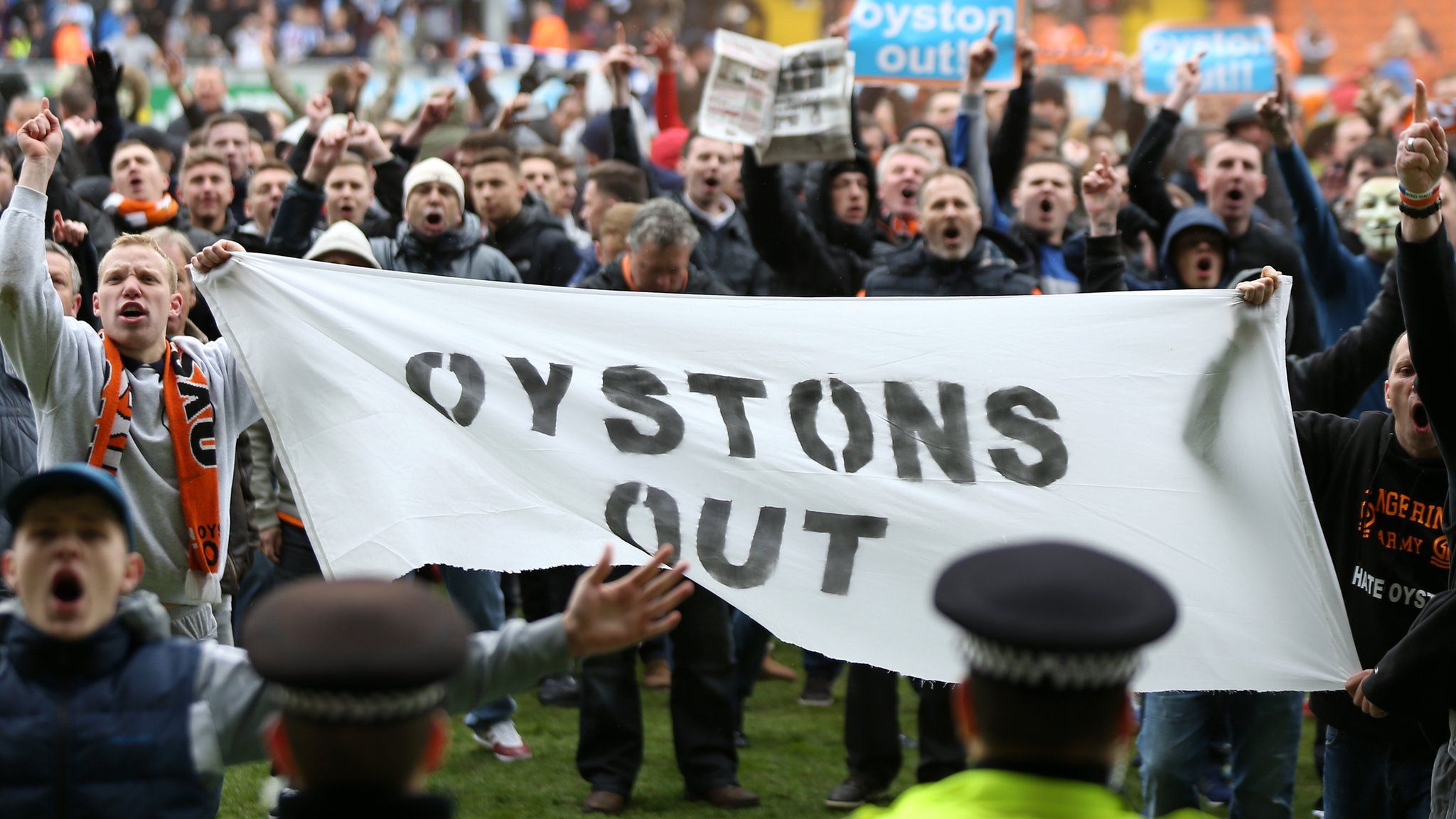 Blackpool FC protest
