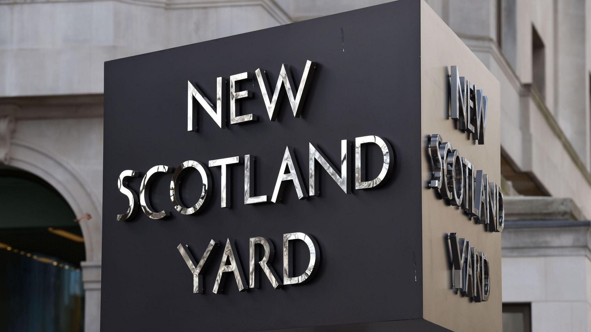 New Scotland Yard sign