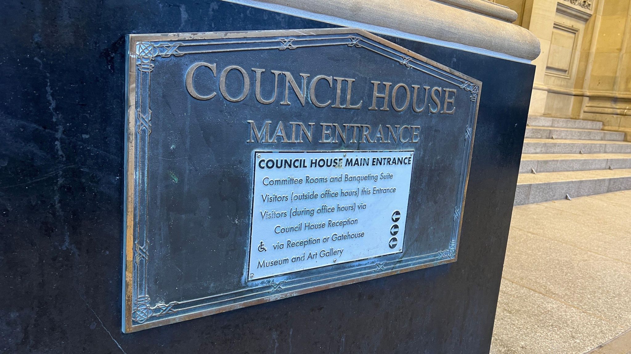 Birmingham Council House Entrance