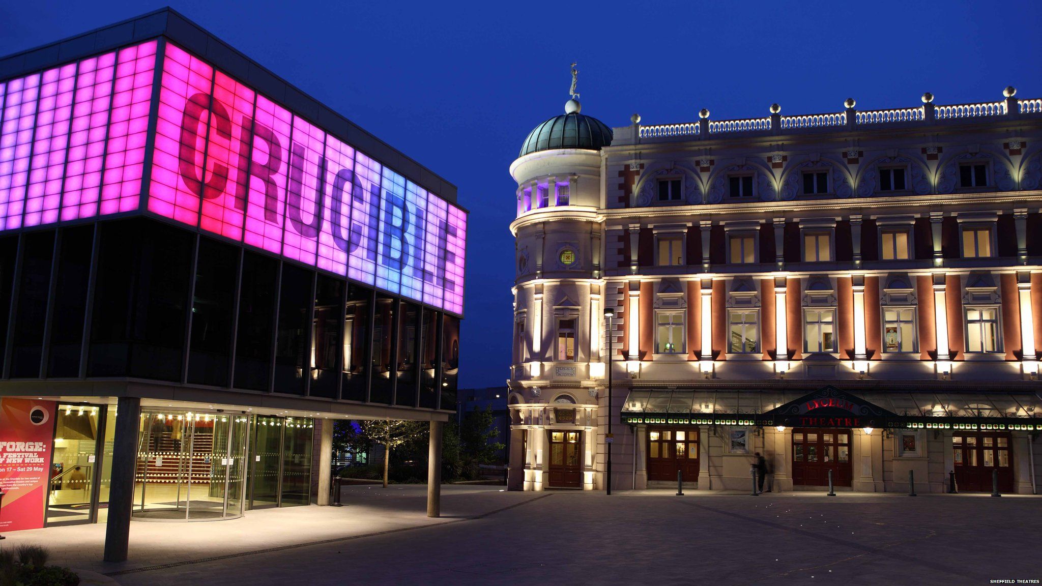 The Sheffield Crucible an Lyceum theatres