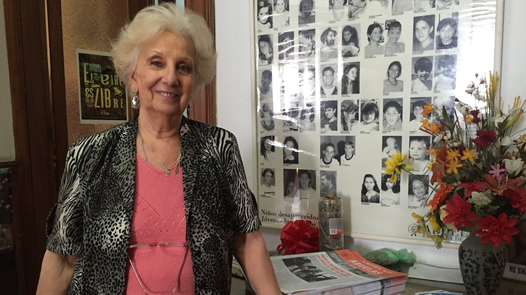 Estela de Carlotto, president of Argentine human rights organization Abuelas de Plaza de Mayo (Grandmothers of Plaza de Mayo)