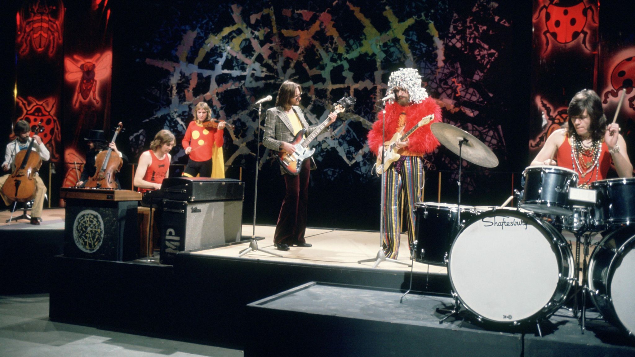 ELO performing at Top of the Pops in 1973