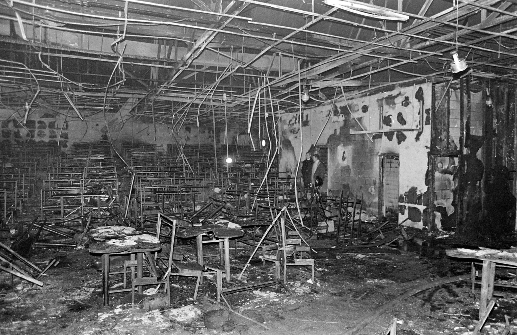 The Stardust nightclub in Artane which went on fire on the morning of the 14/2/1981, St. Valentines Day, killing 48