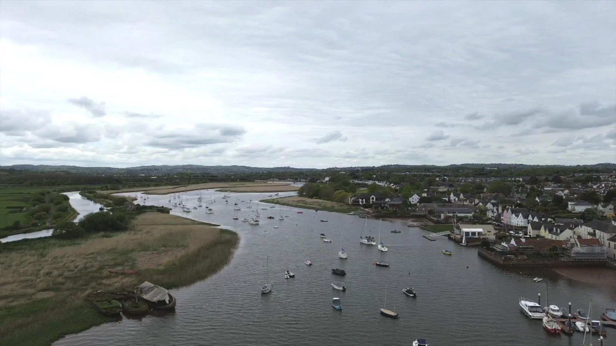 River Exe aerial
