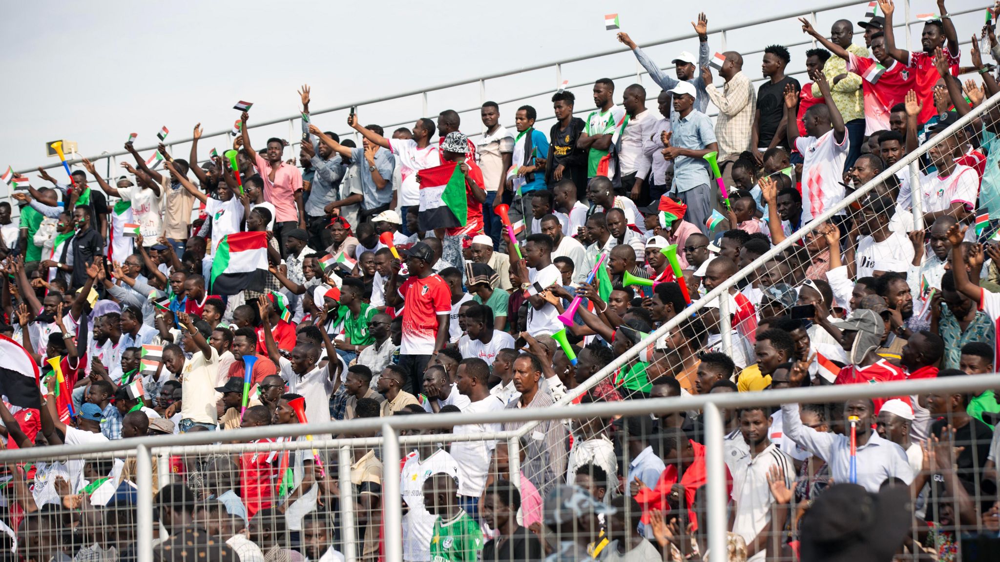 Sudan fans in Juba