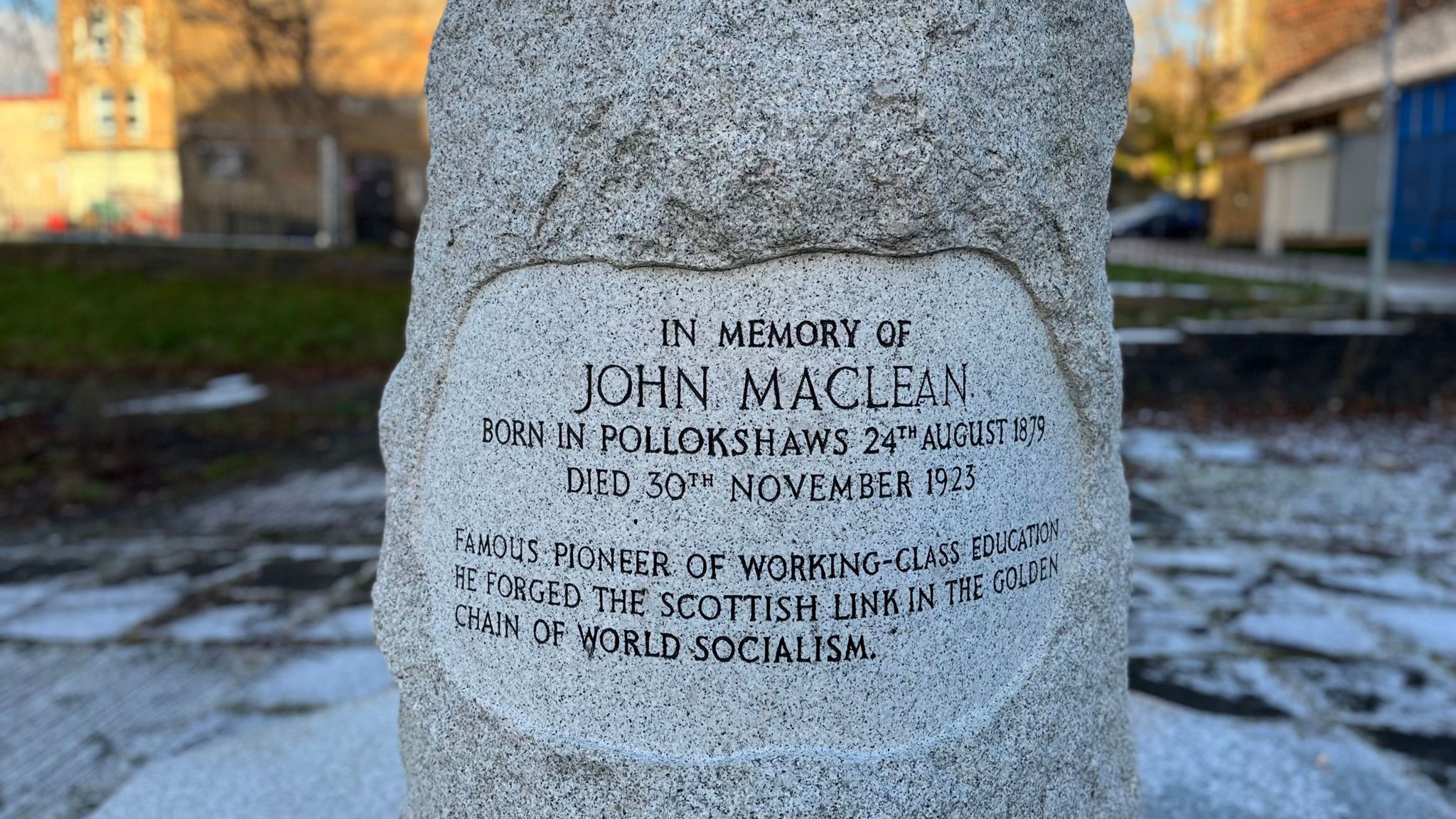 John Maclean's Memorial Cairn