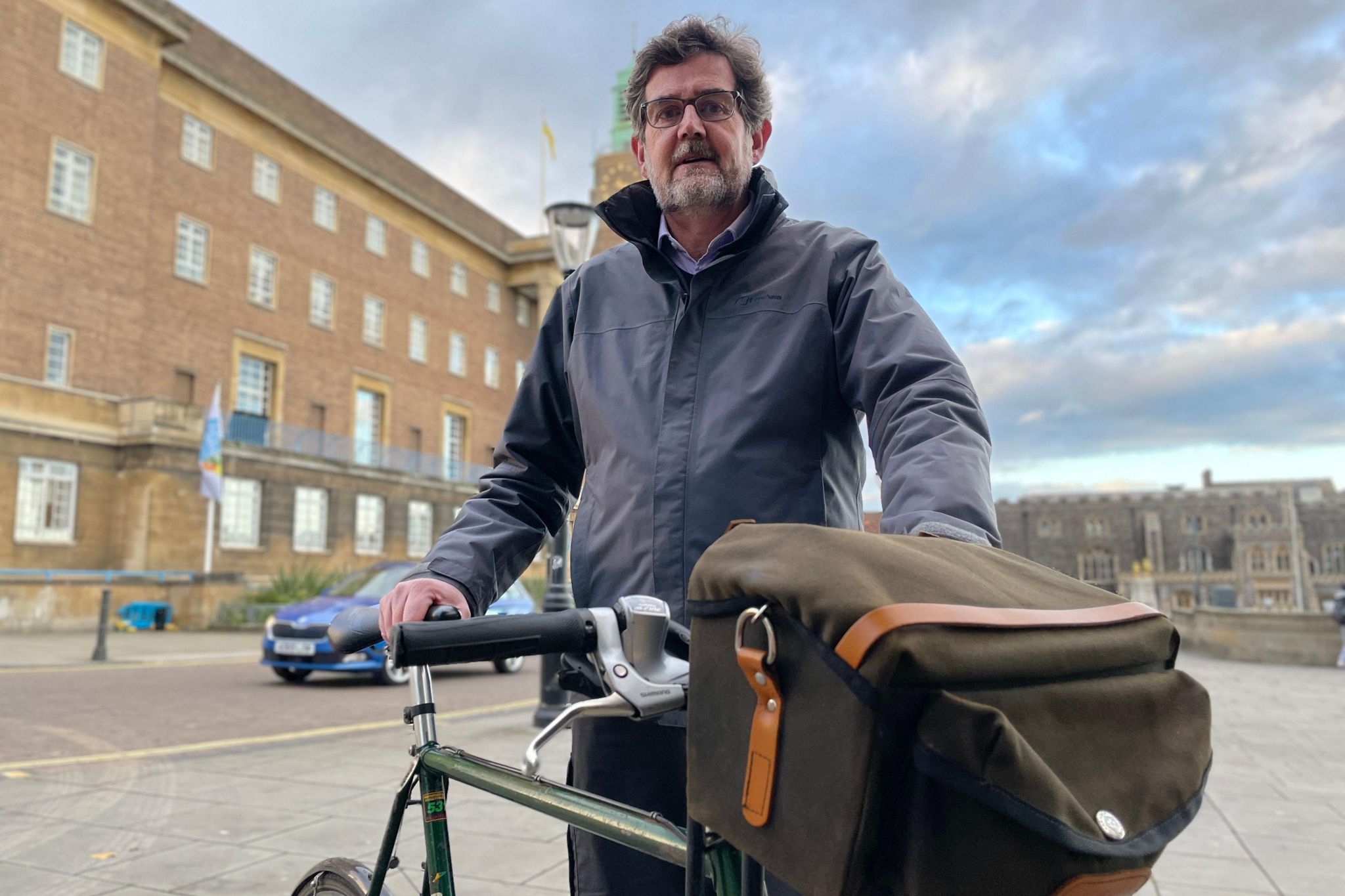 Peter Silburn, chairman of Norwich Cycling Campaign