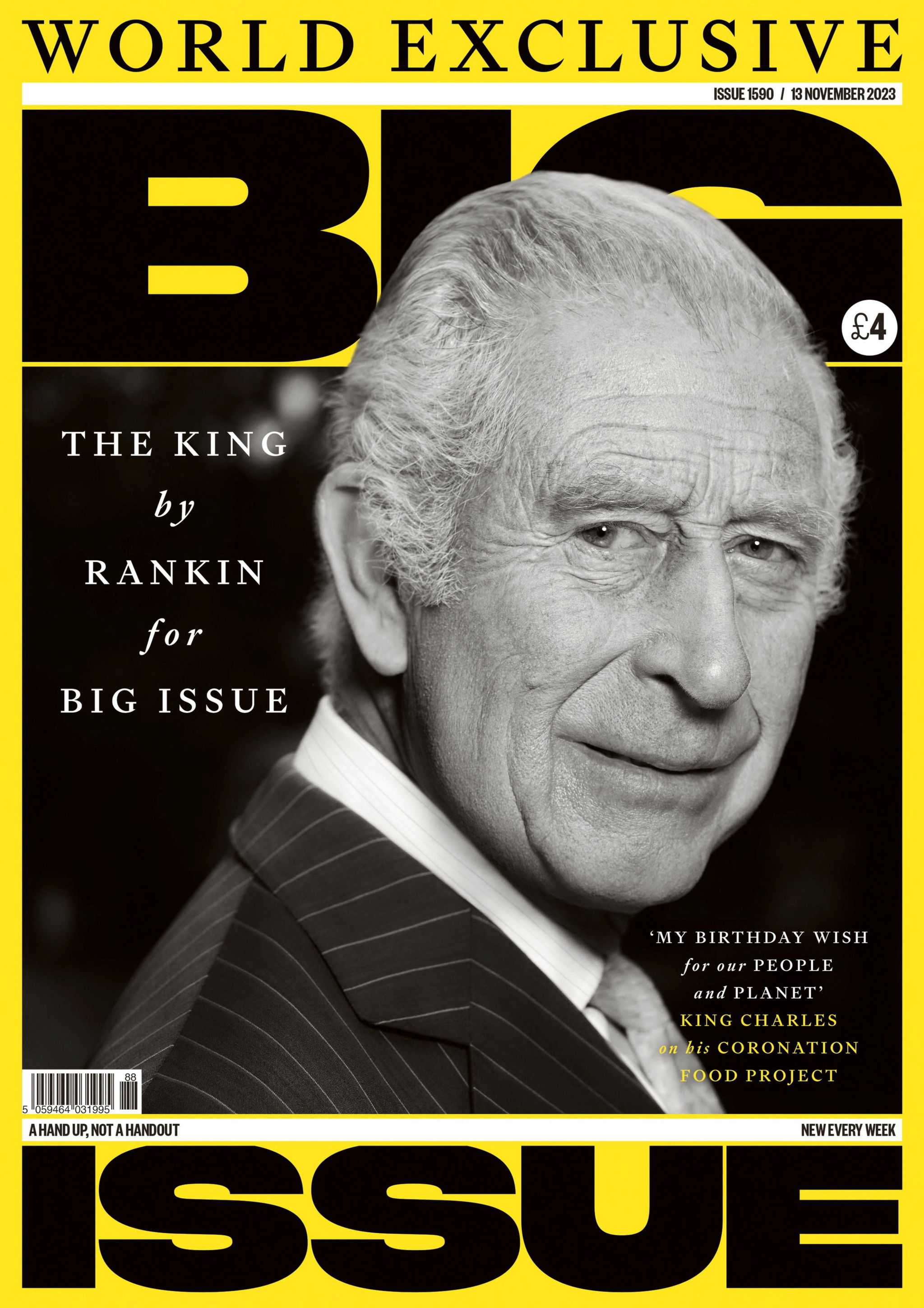 King Charles III for the Big Issue magazine