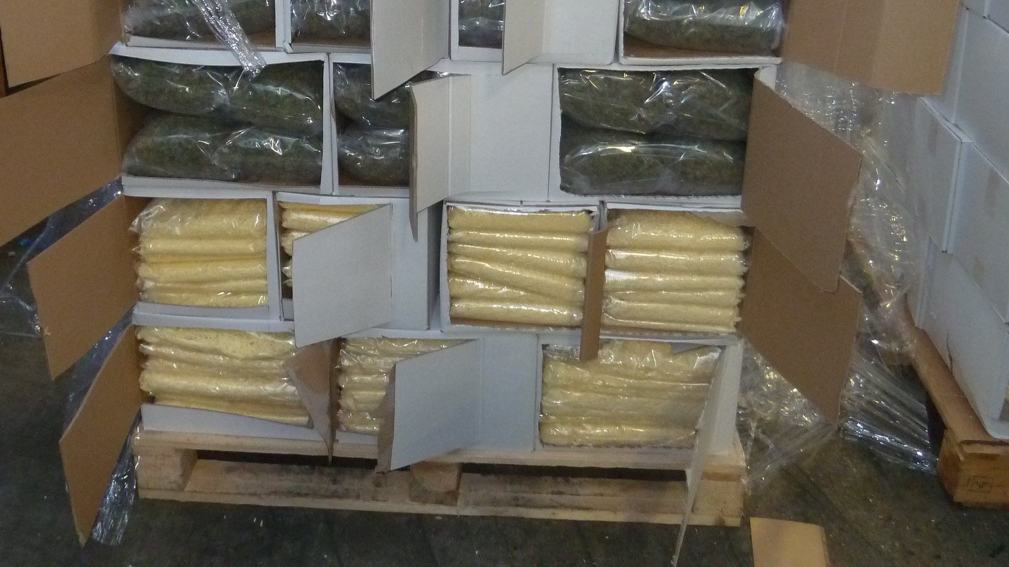 Drugs hidden in cheese discovered by the NCA in Dover
