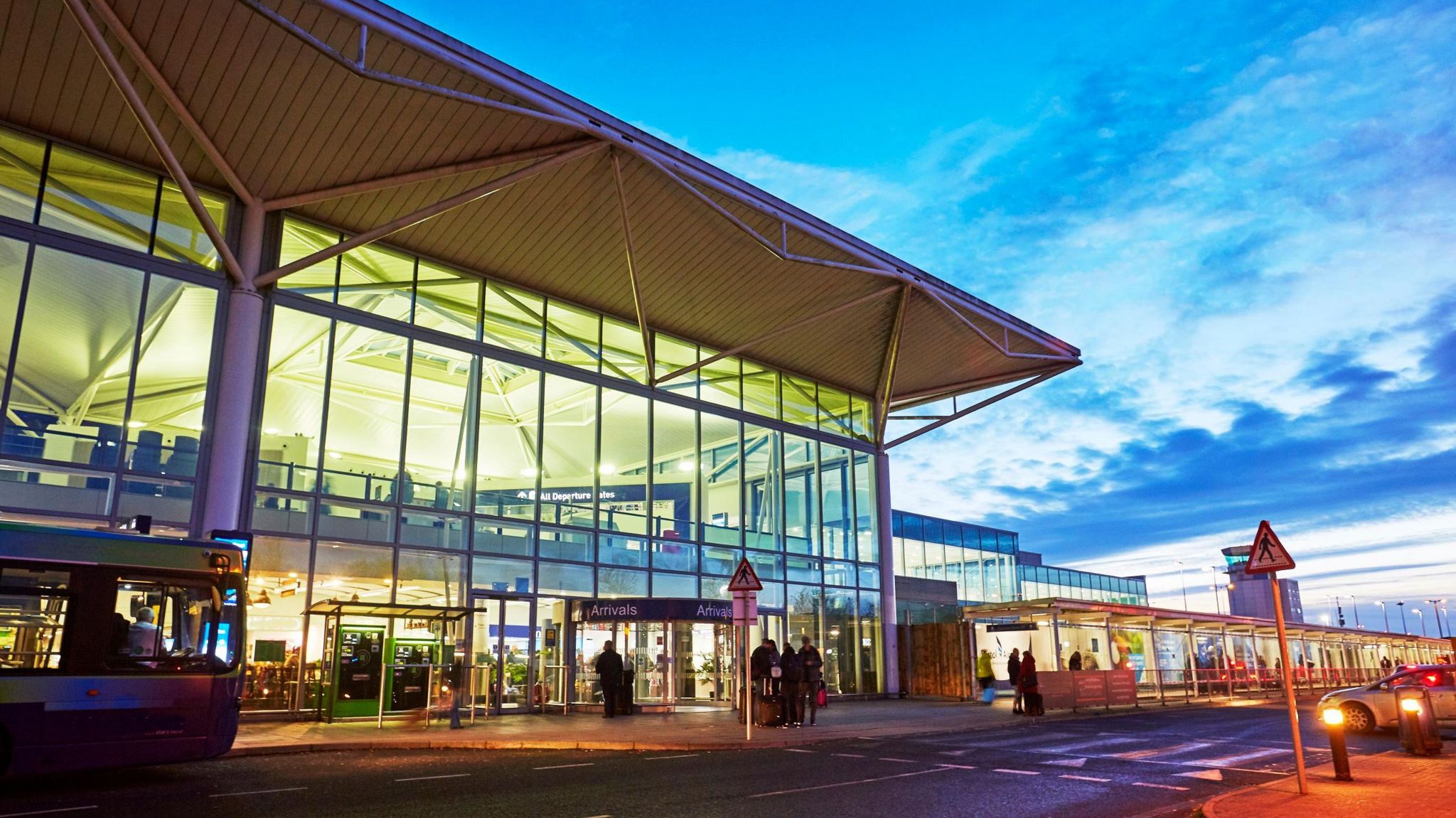 Entrance to Bristol Airport