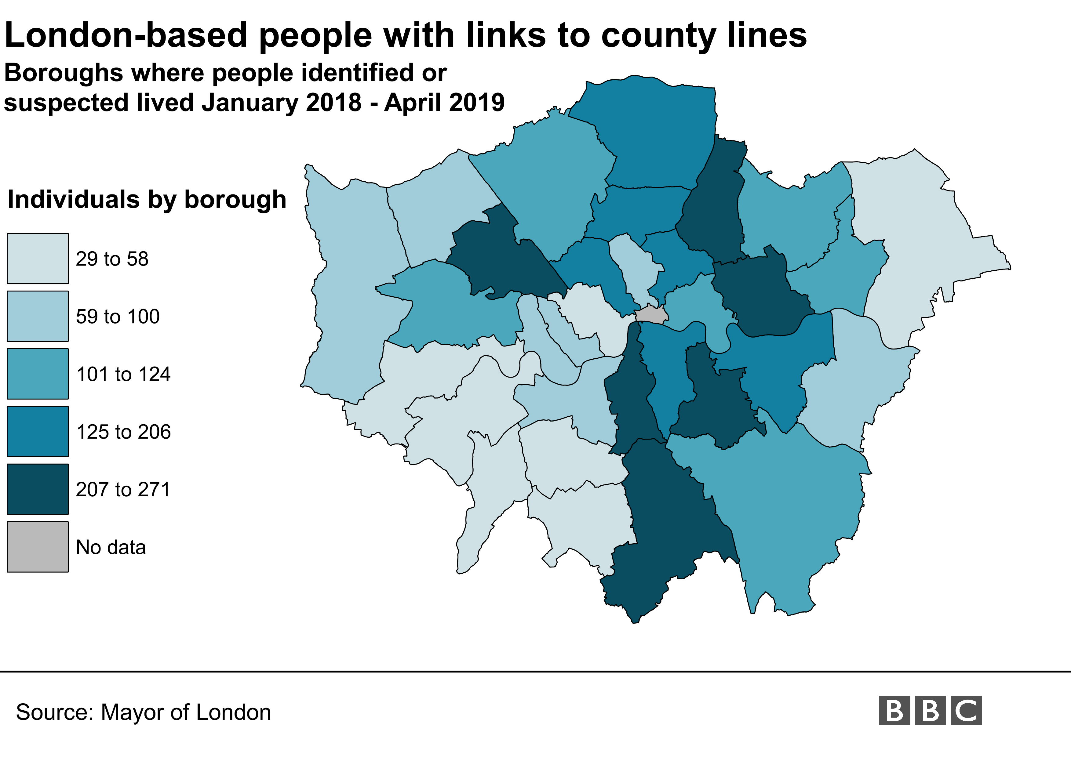 County Lines: More than 4,000 Londoners identified in drugs gangs - BBC ...