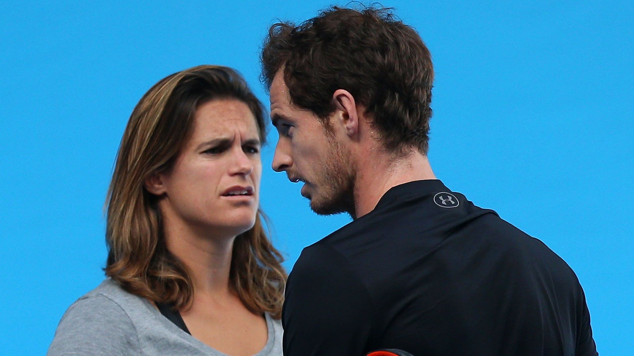 Amelie Mauresmo and Andy Murray