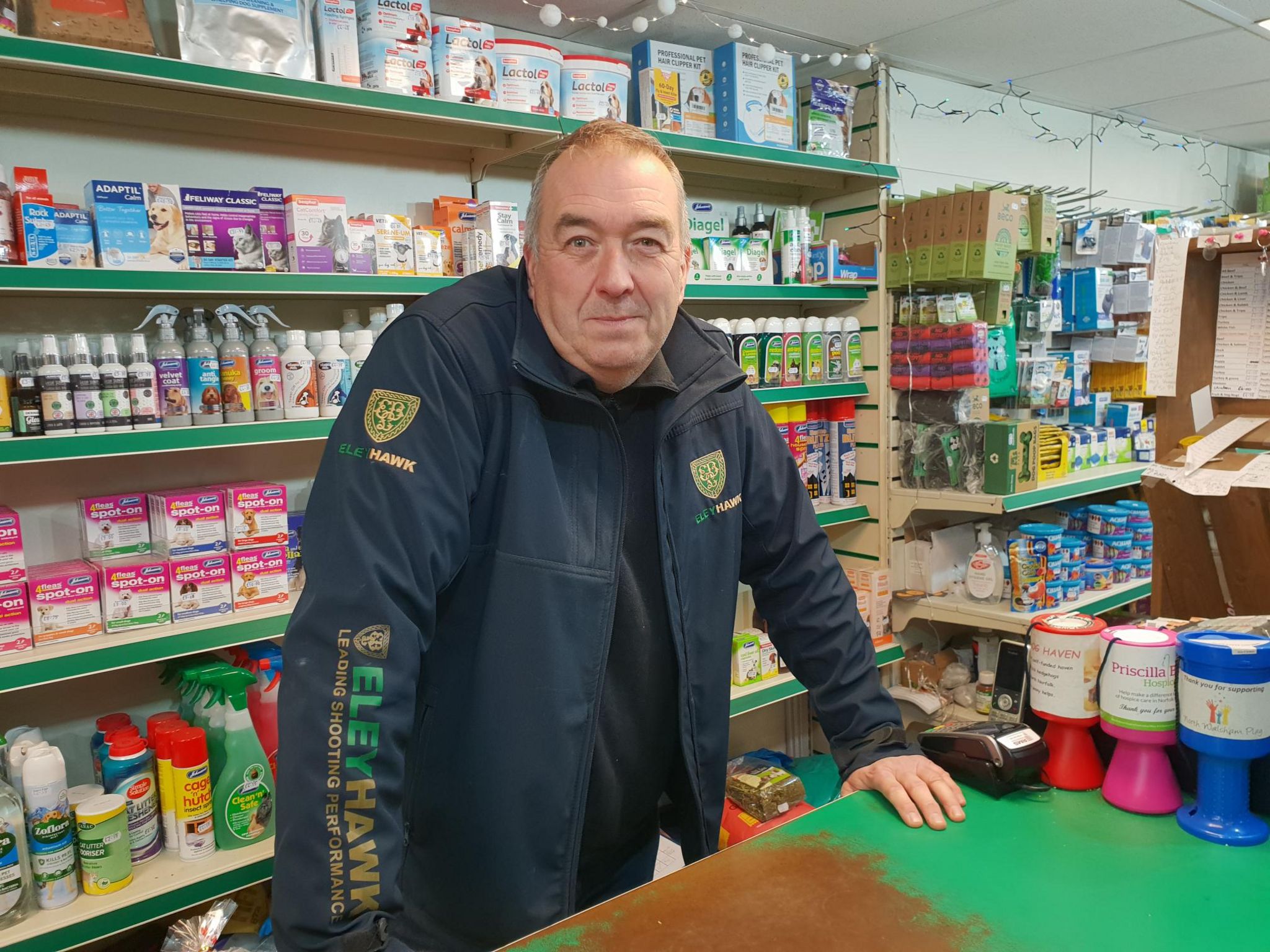 I﻿an Jackson, who owns Sam's Pets in North Walsham