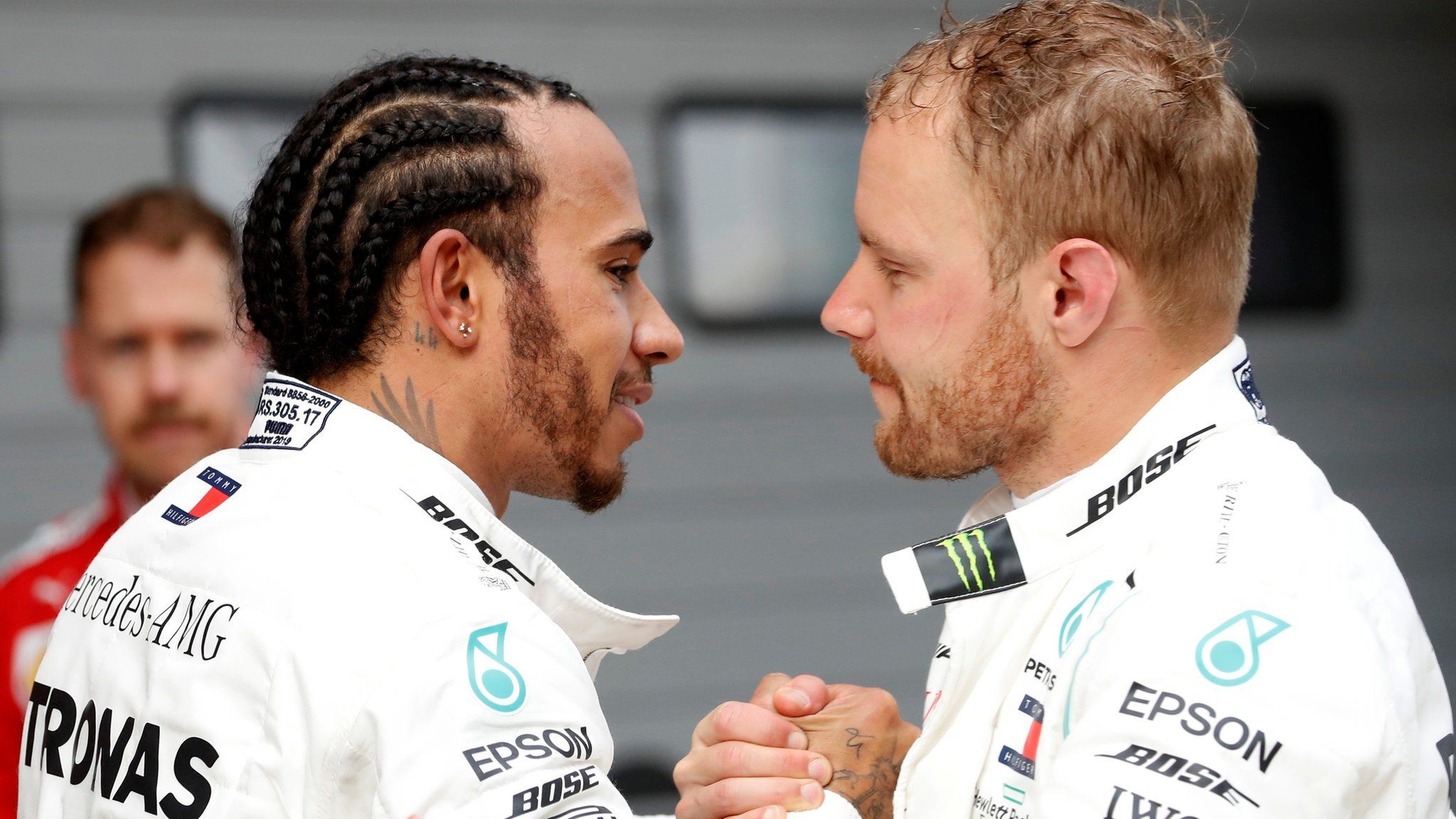 Lewis Hamilton and Valtteri Bottas