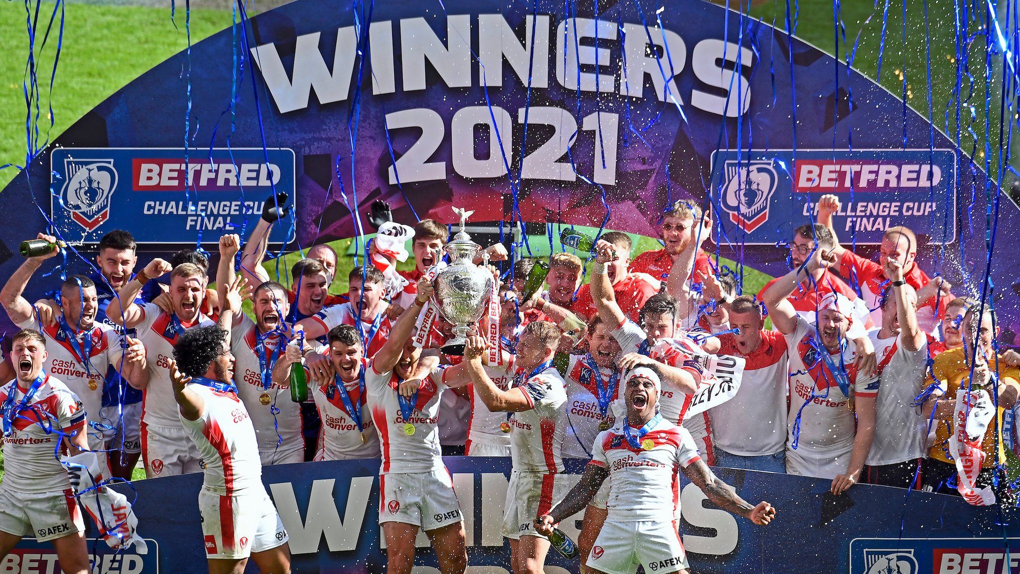 St Helens' 13th Challenge Cup triumph was also their first in 13 years