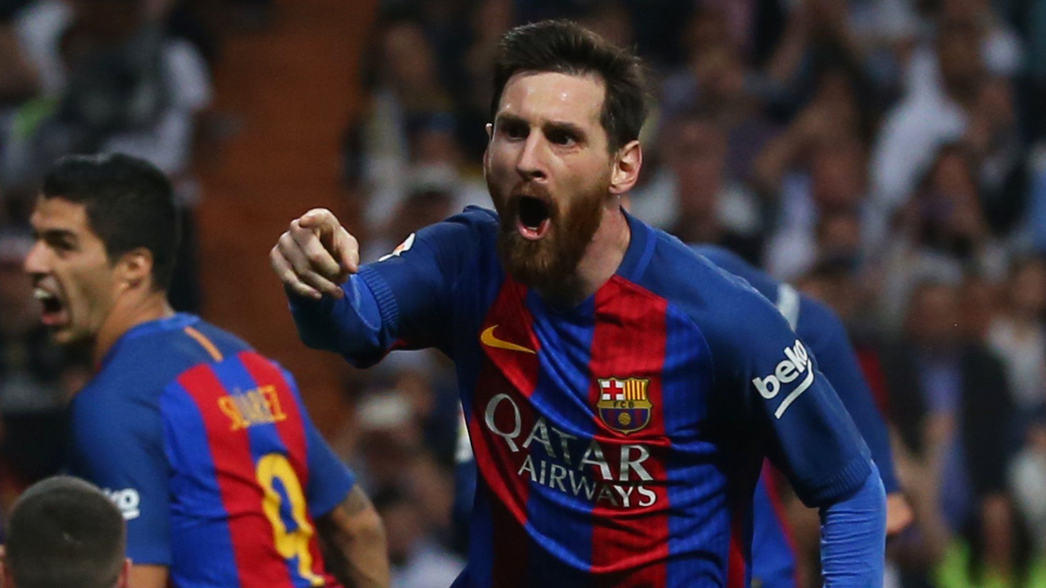 Barcelona's Messi scores the winner