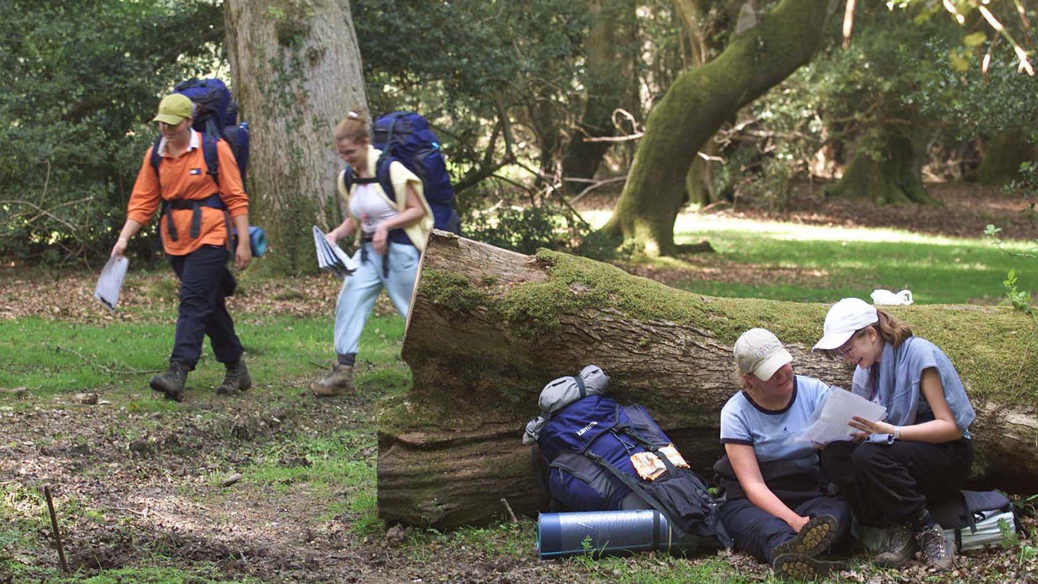 young people in New Forest national park