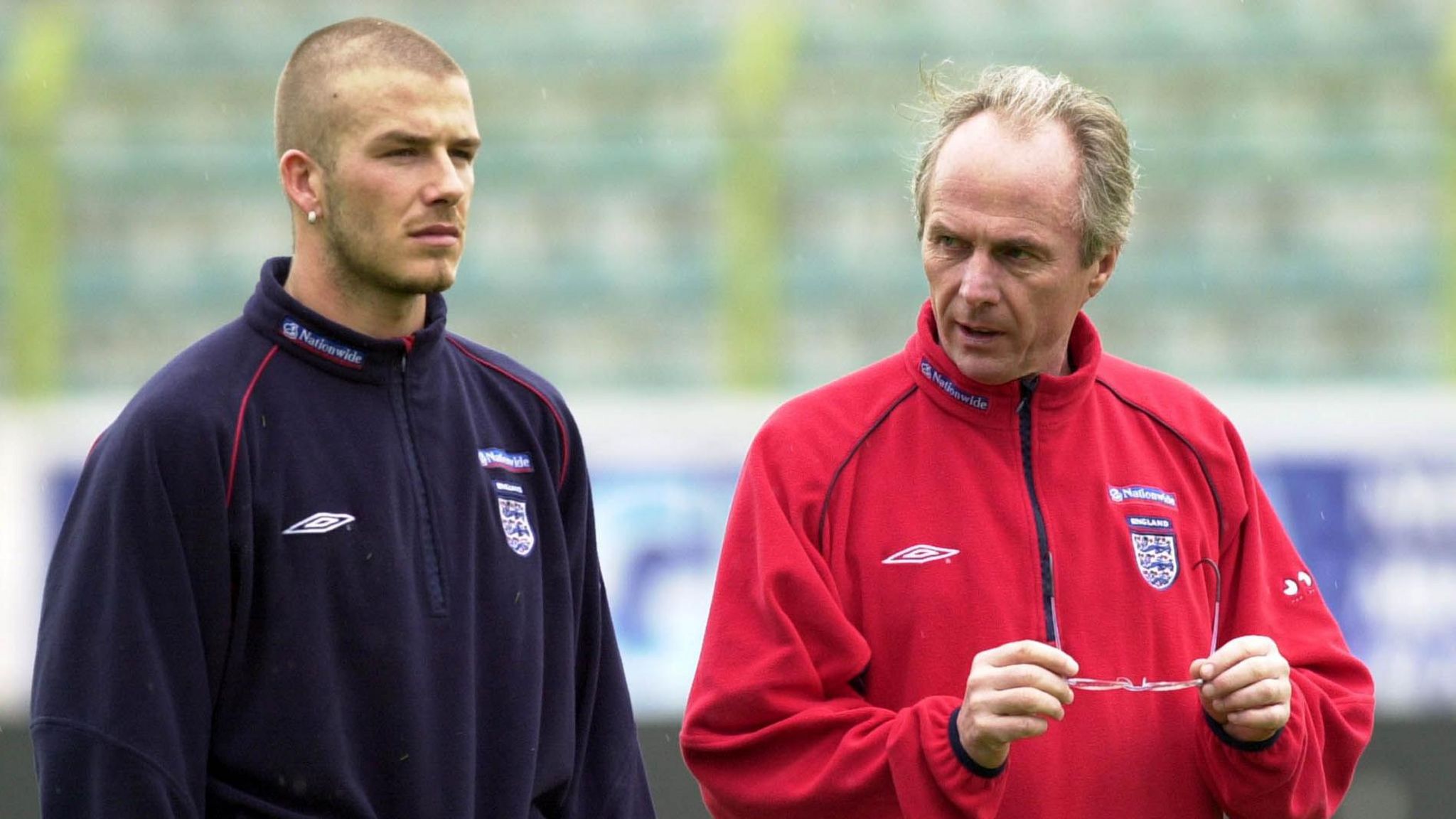 David Beckham and Sven-Goran Eriksson