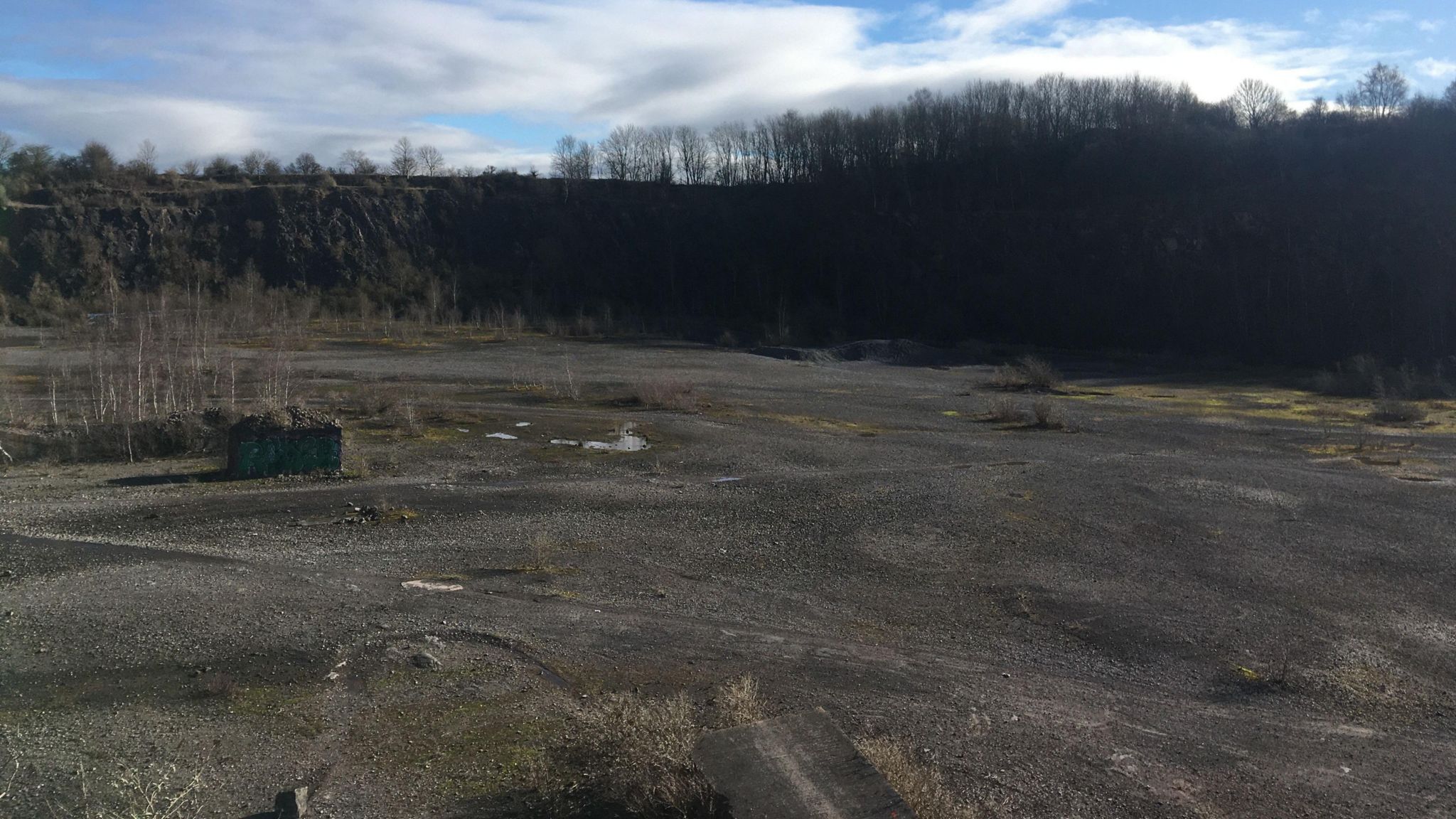 The Westdown Quarry land that will soon reopen for works