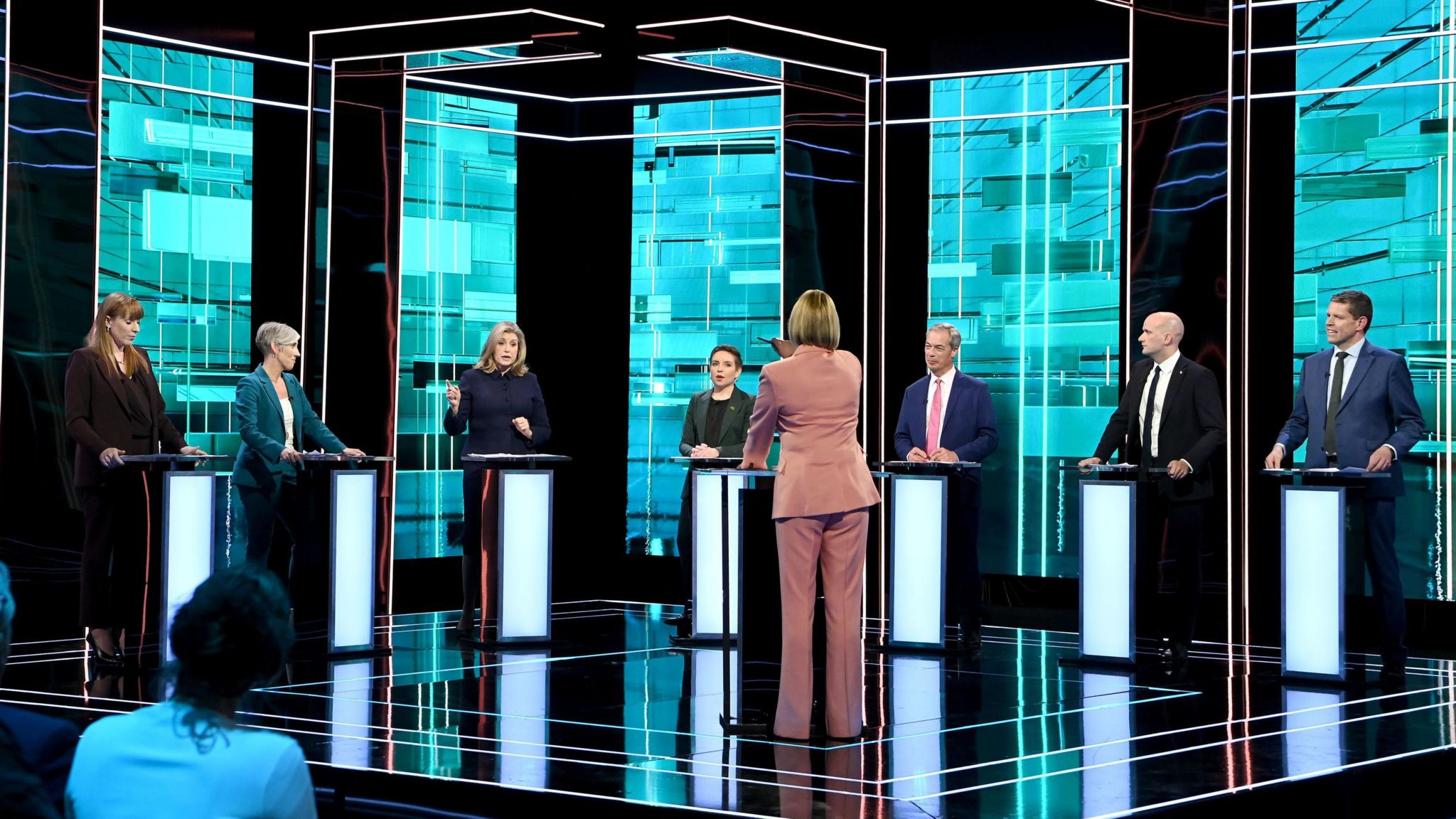 Seven politicians taking part in ITV debate