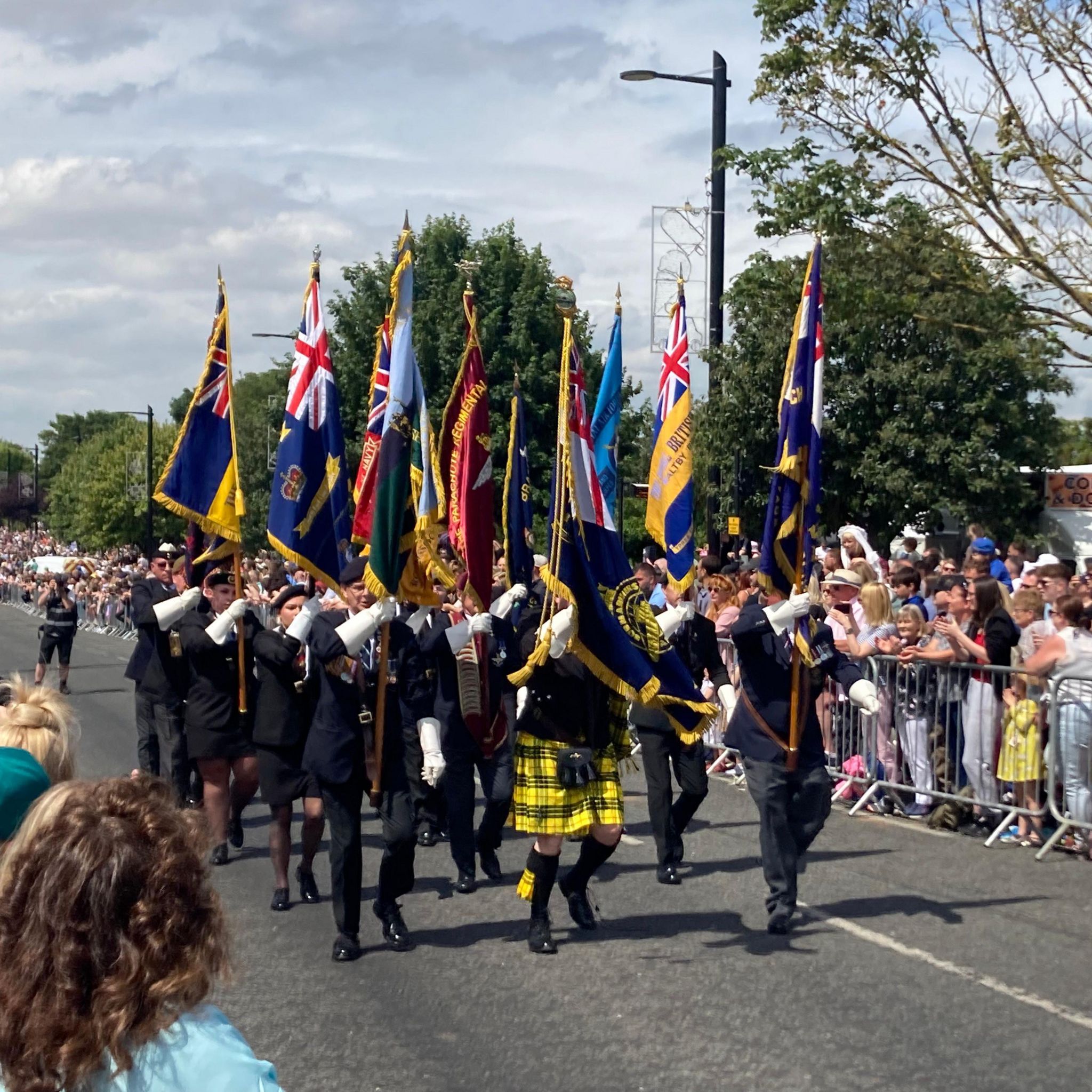 The main Armed Forces Day parade 