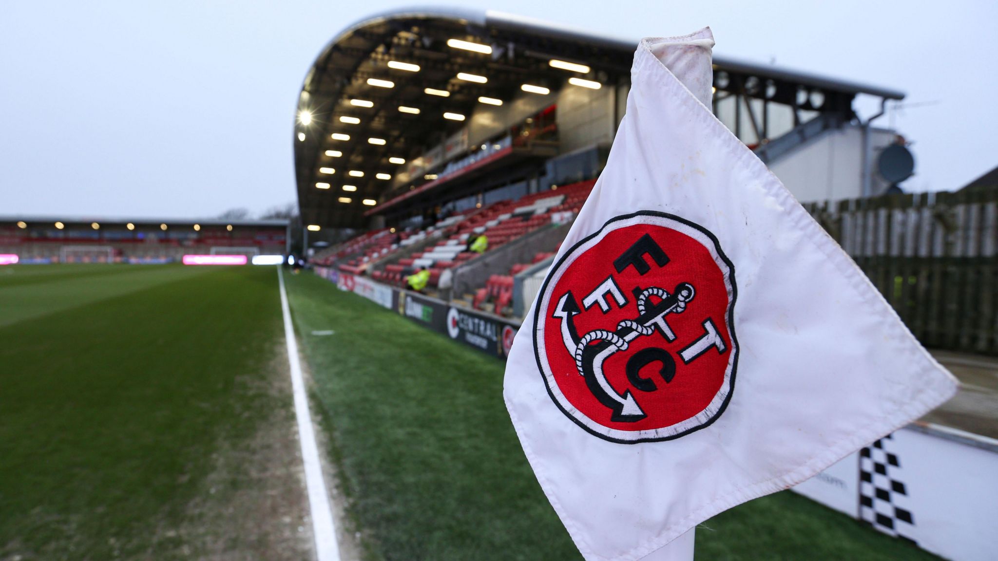 Fleetwood Town corner flag