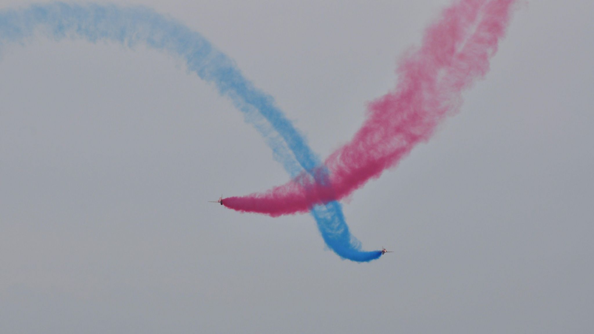 Close up of Red Arrows