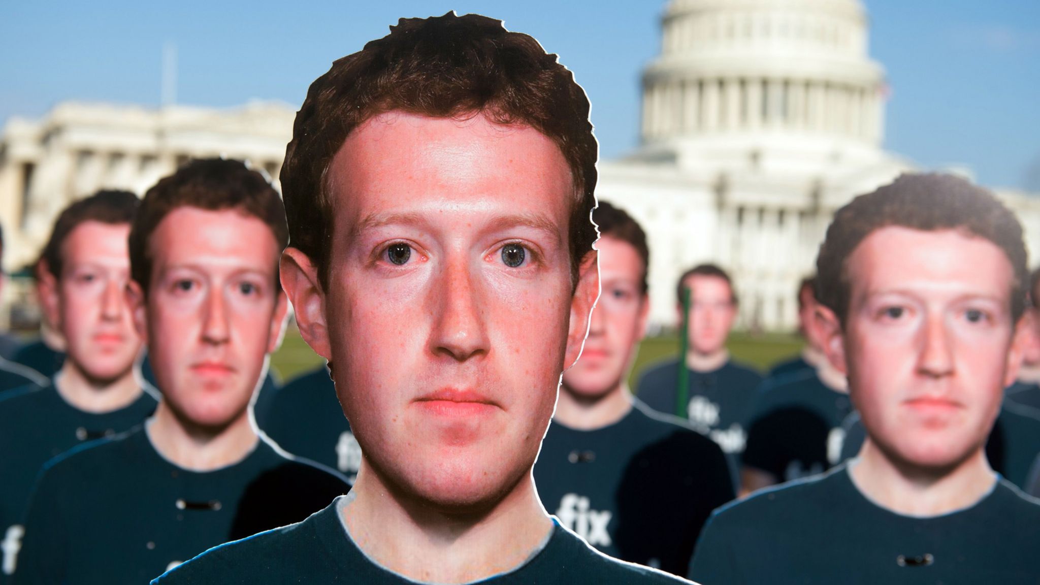 Mark Zuckerberg masks