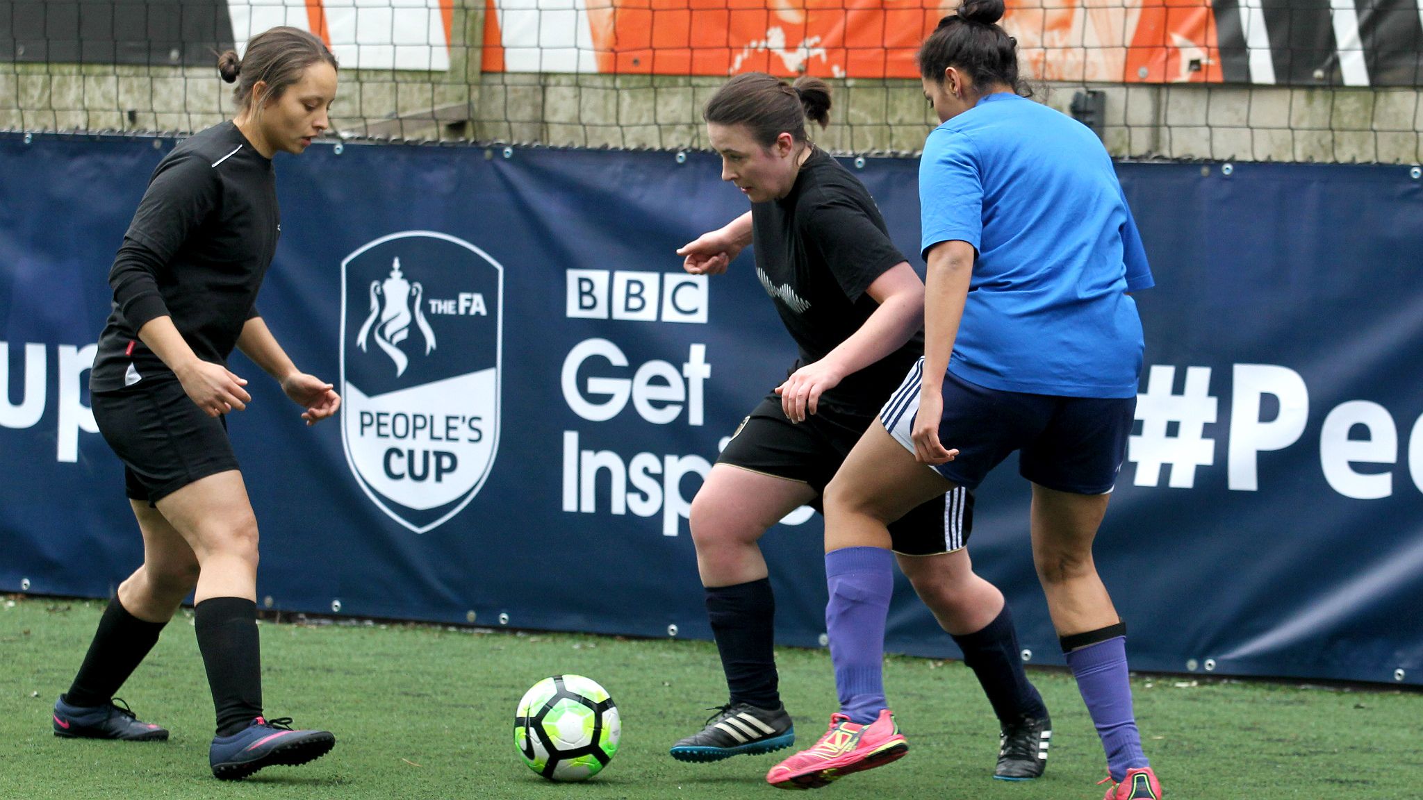 FA People's Cup action