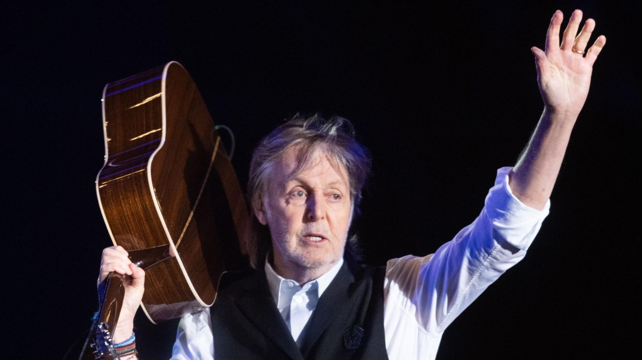 Sir Paul McCartney plays Glastonbury Festival