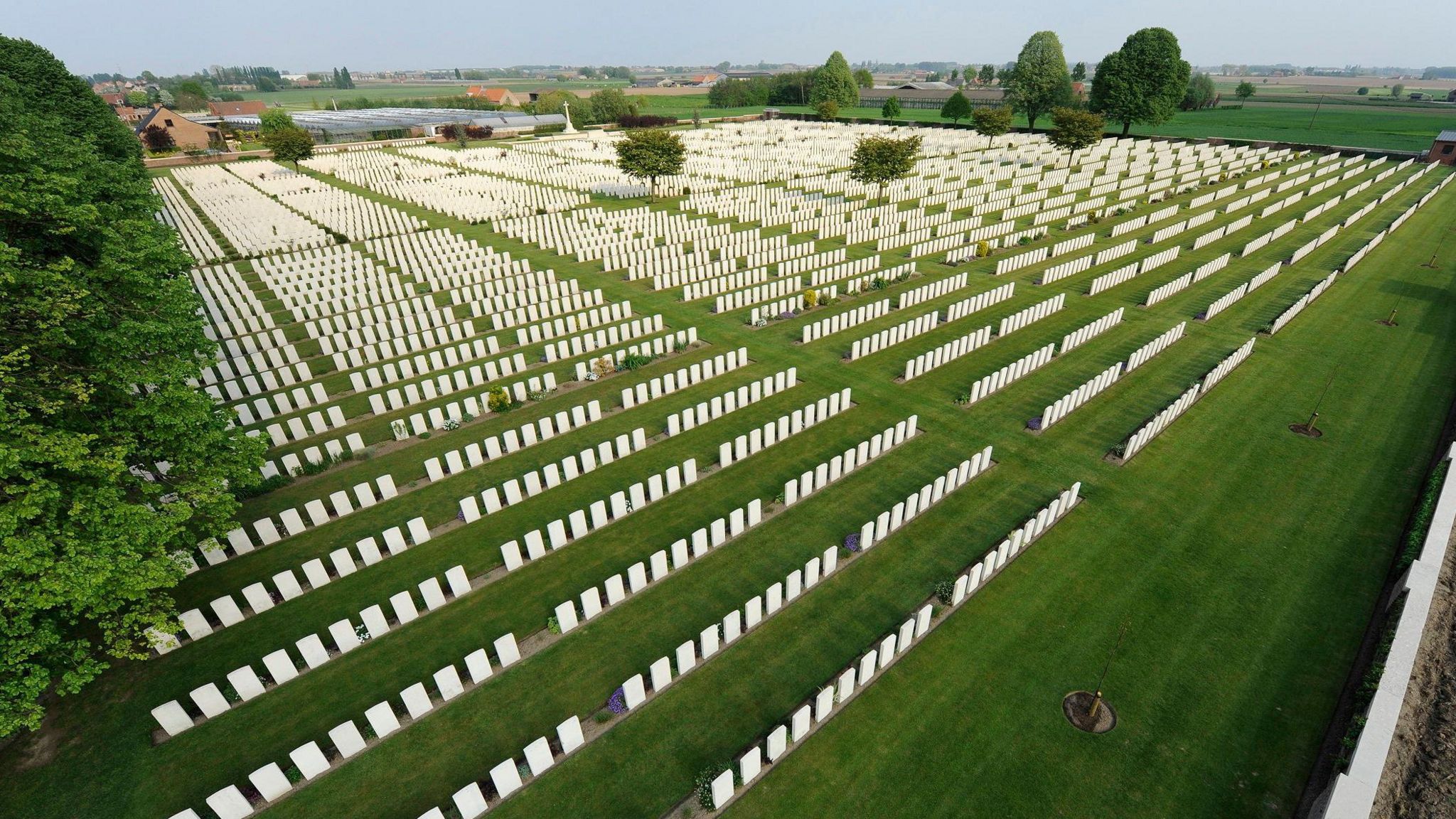 A British cemetery in Belgium