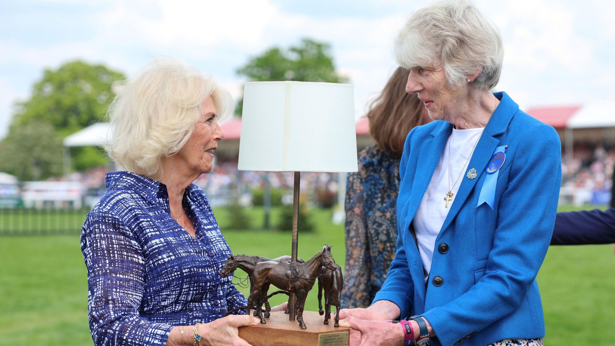 Image of Queen Camilla and Jane Tuckwell
